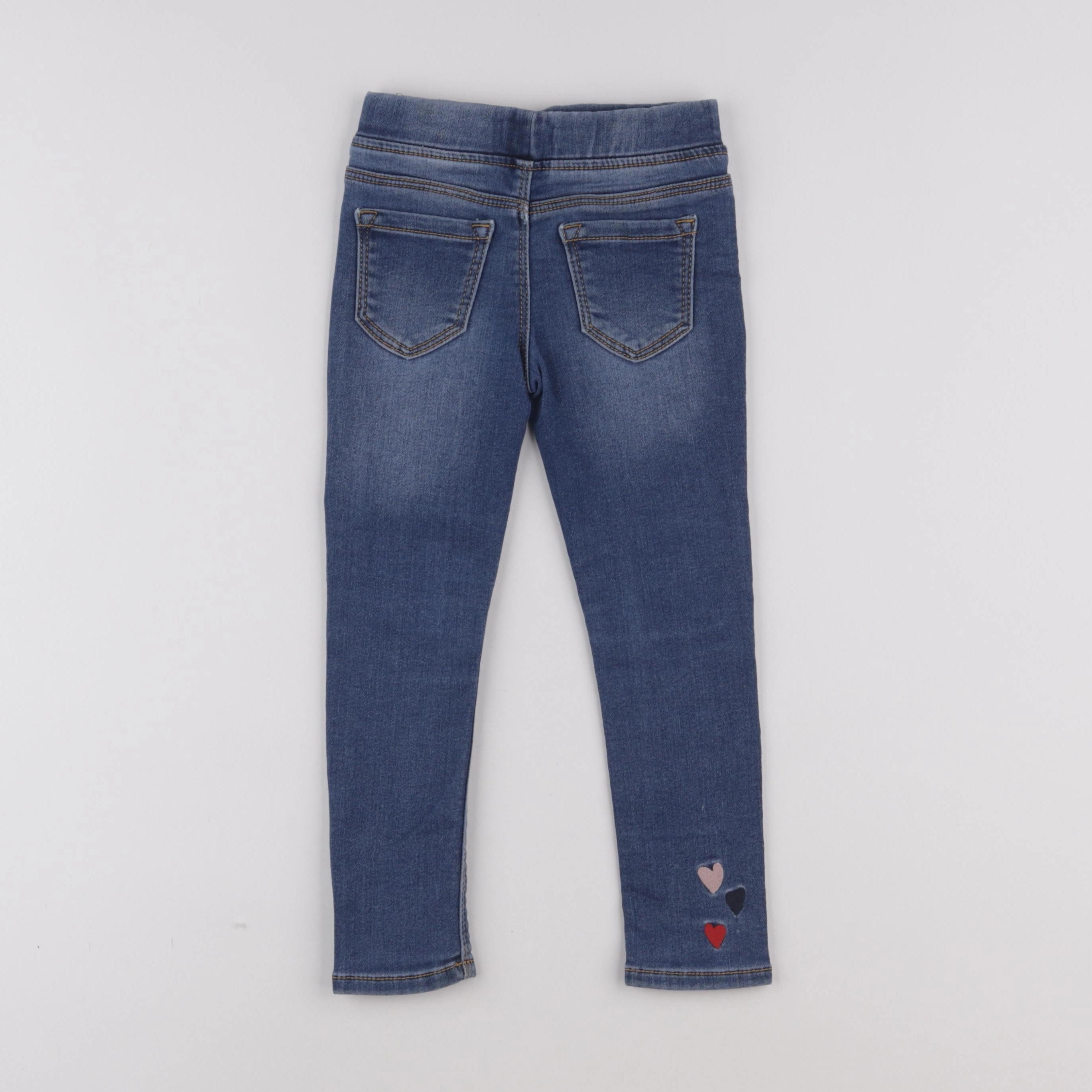 Vertbaudet - jegging bleu - 4 ans