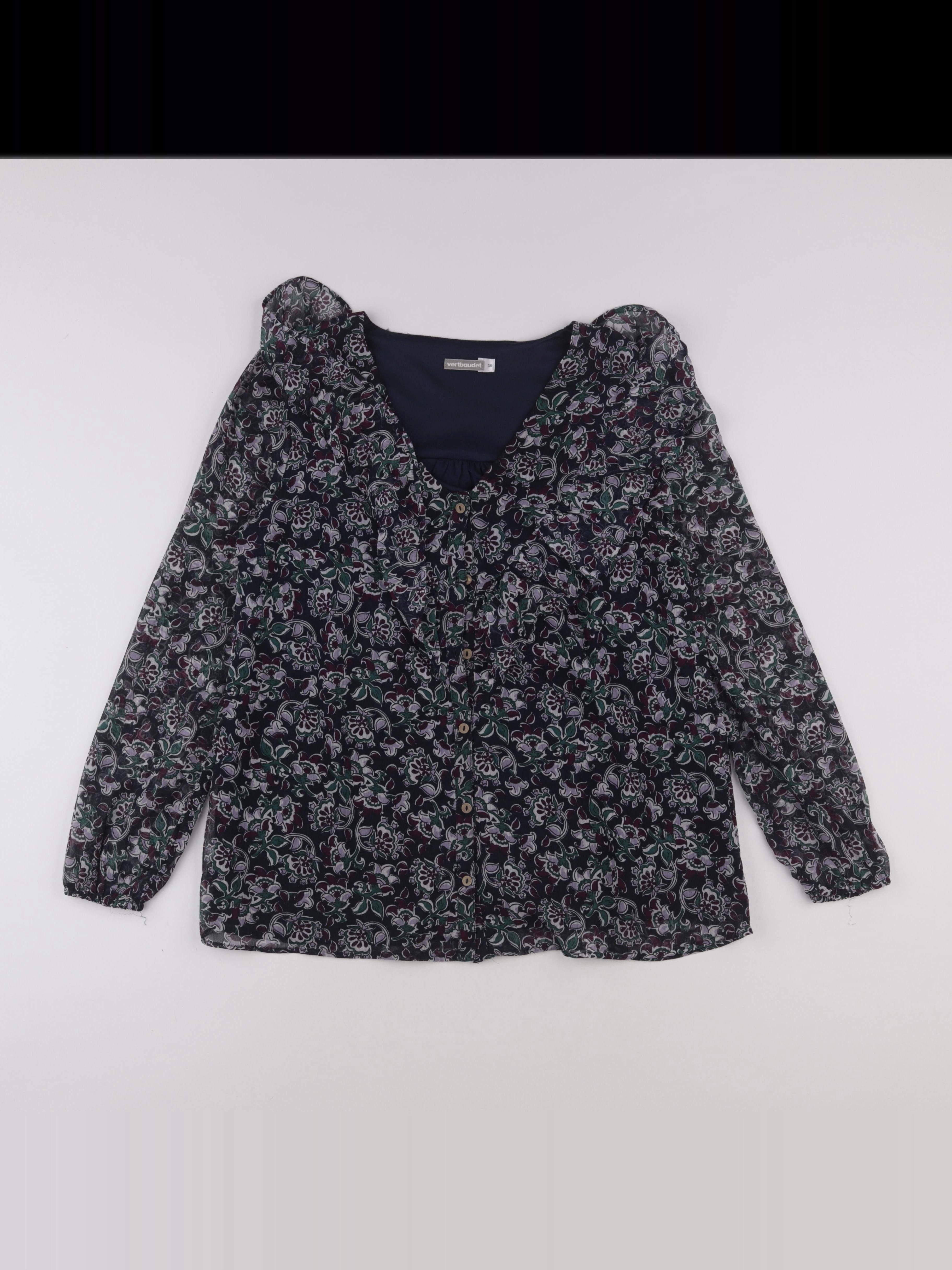 Vertbaudet - blouse grossesse bleu - 36