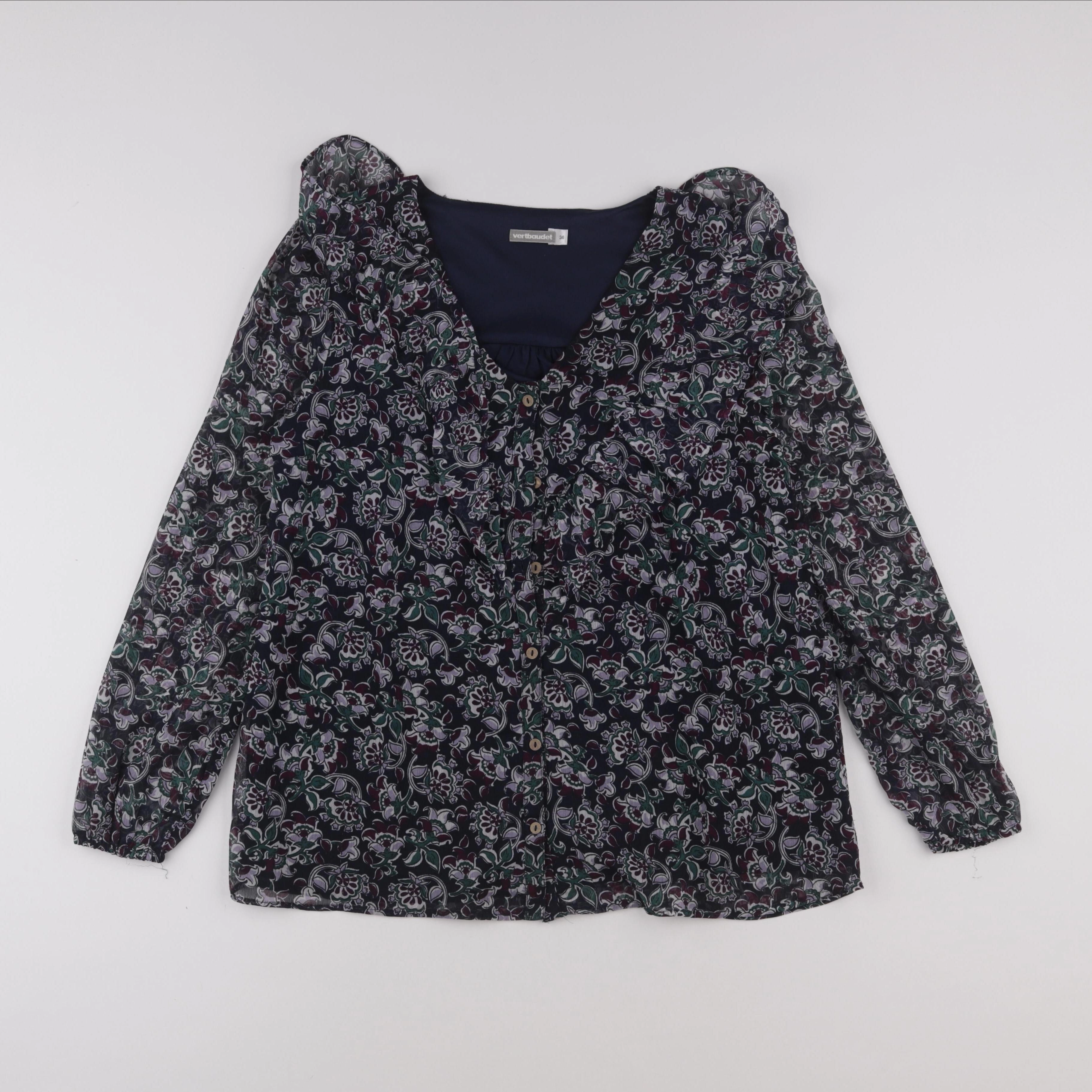 Vertbaudet - blouse grossesse bleu - 36