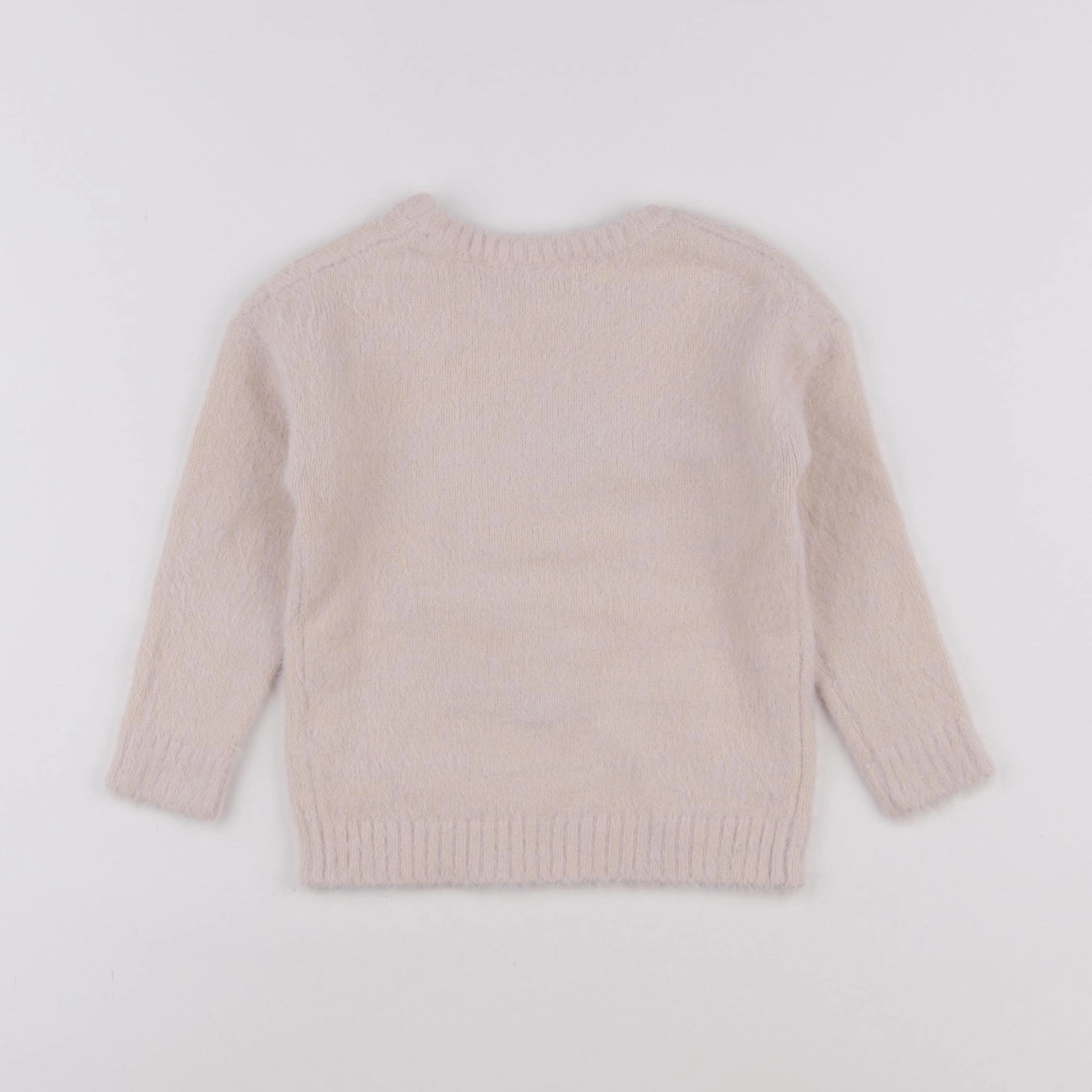 Vertbaudet - pull rose - 3 ans