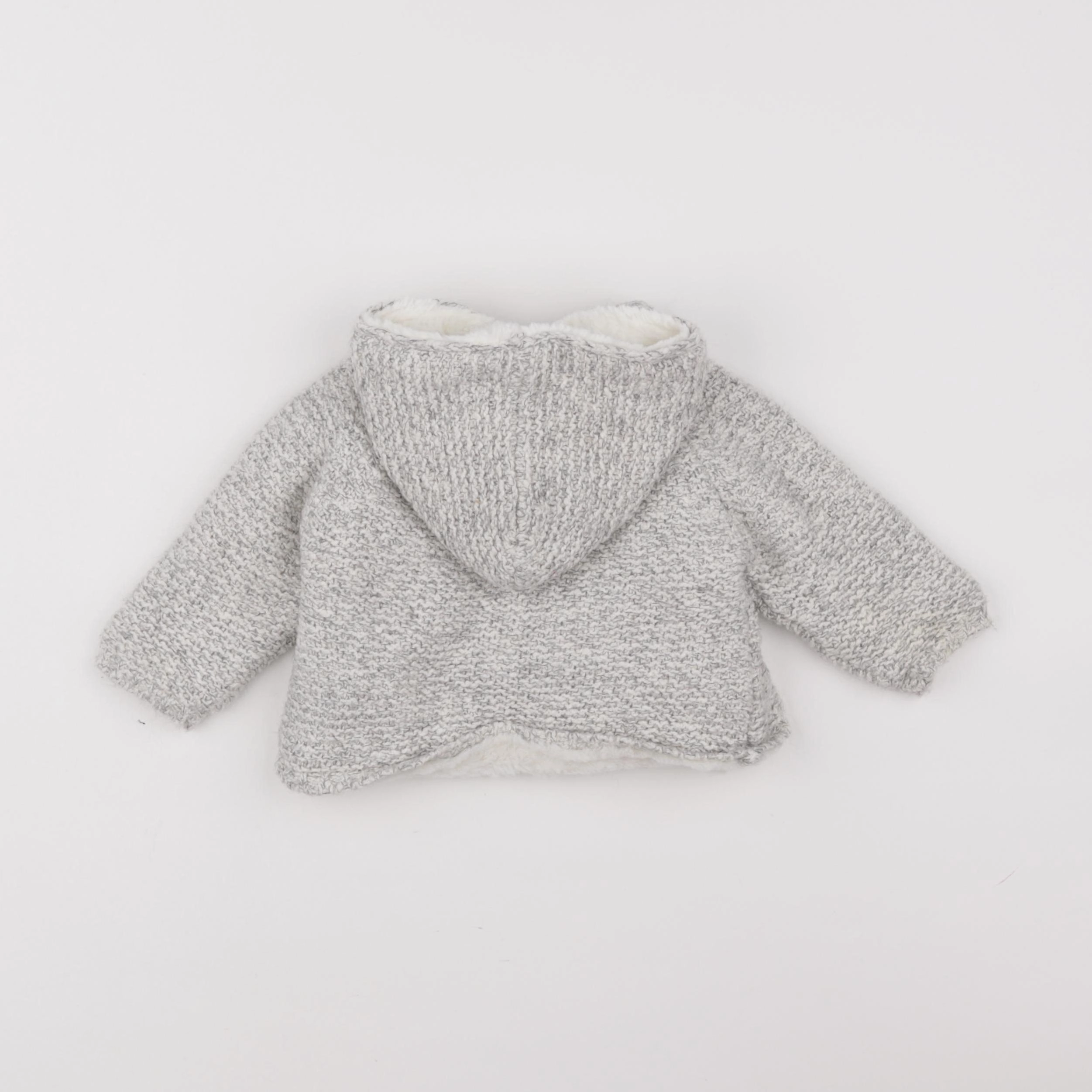 Zara - gilet gris - 3/6 mois