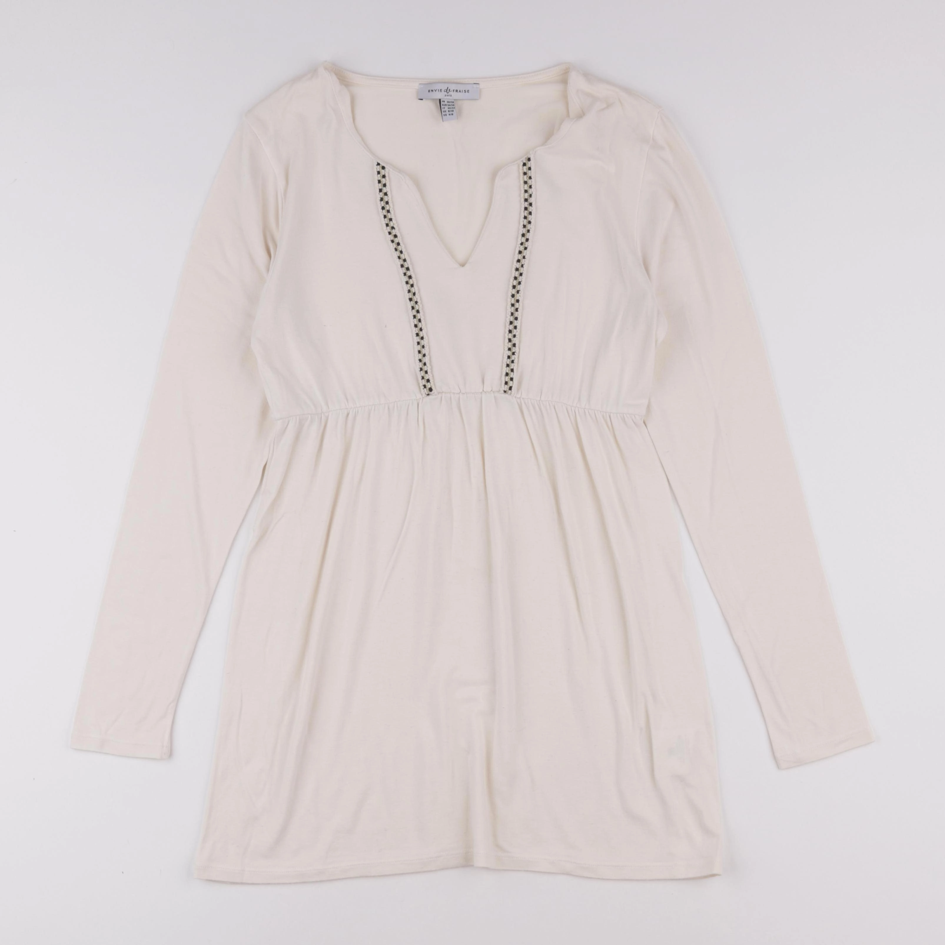 Envie de fraise - robe grossesse beige - 36 à 38
