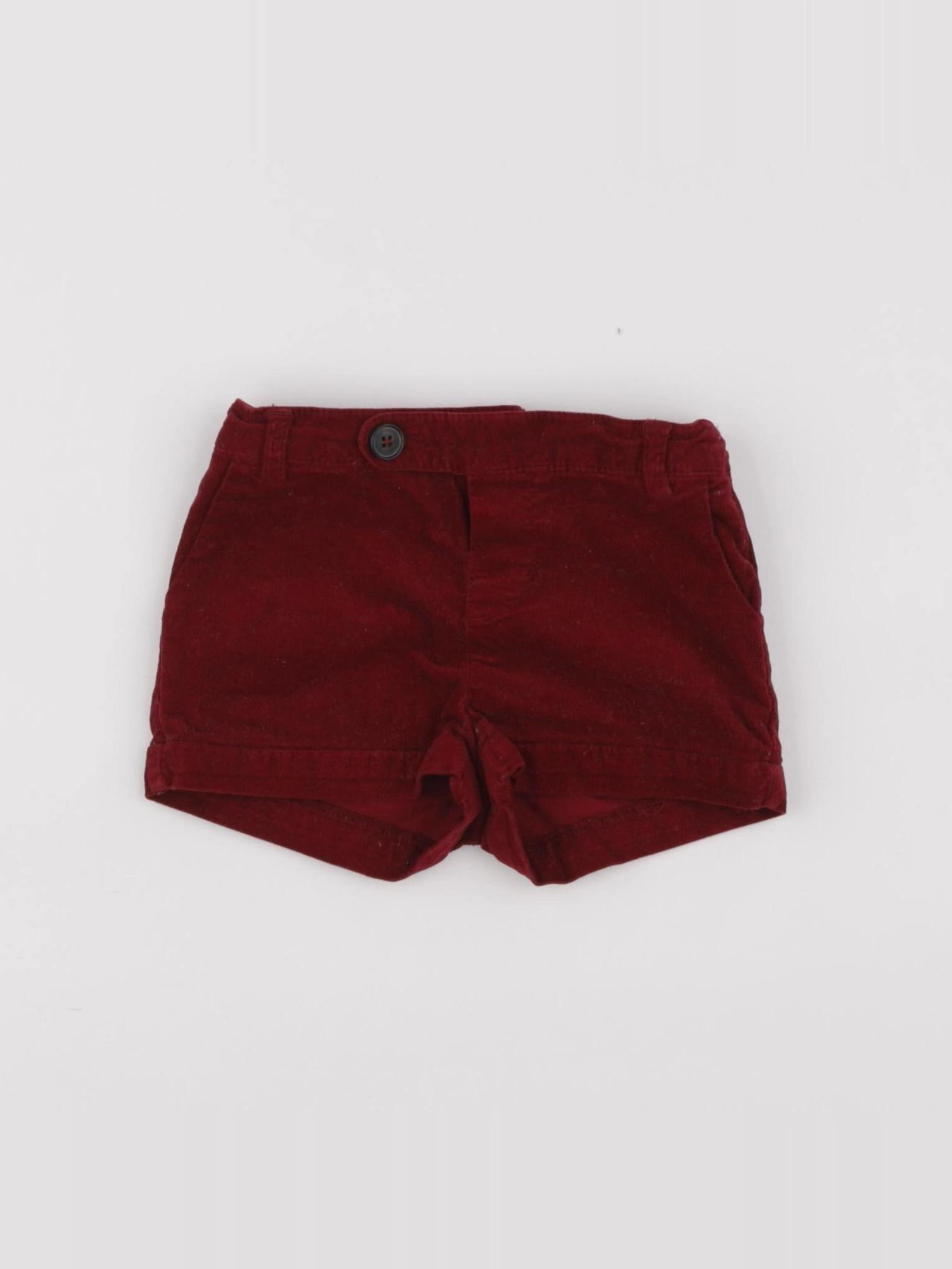 Zara - short rouge - 9/12 mois