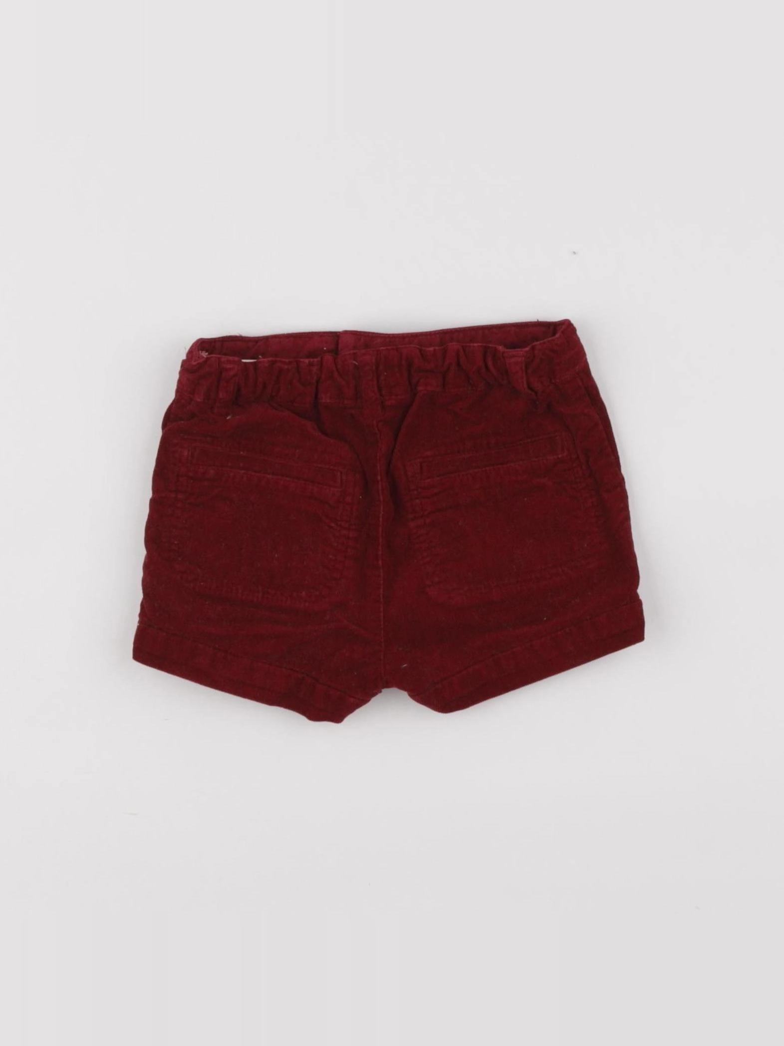Zara - short rouge - 9/12 mois