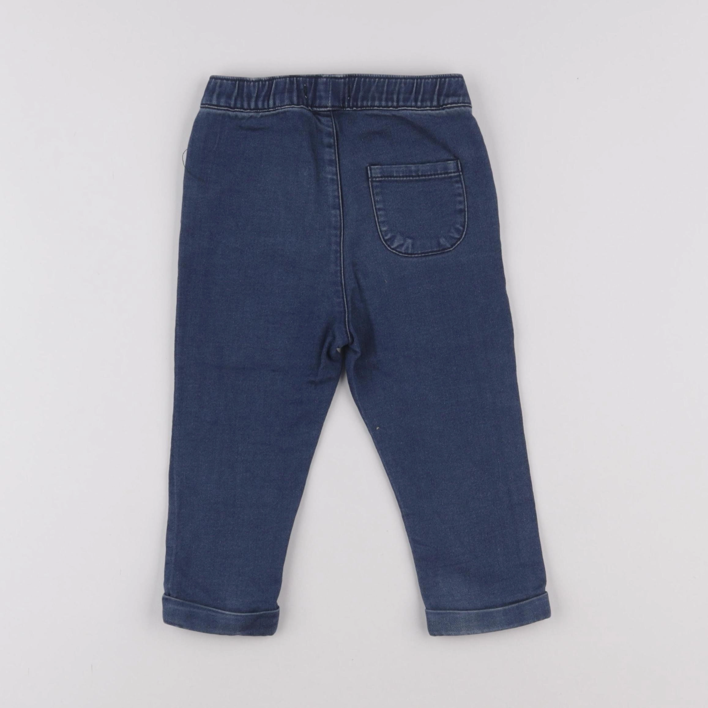 Vertbaudet - pantalon bleu - 2 ans