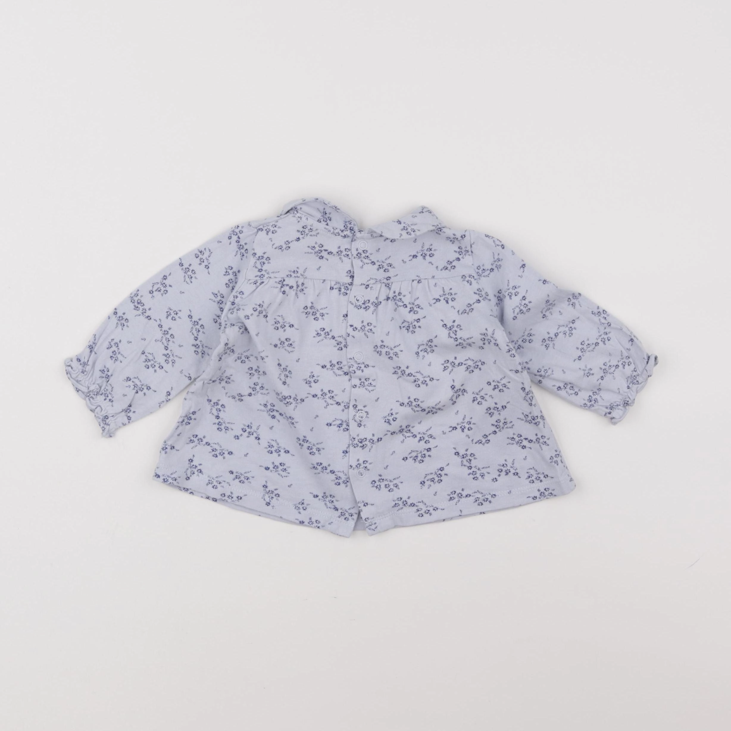 Cyrillus - tee-shirt bleu - 9 mois