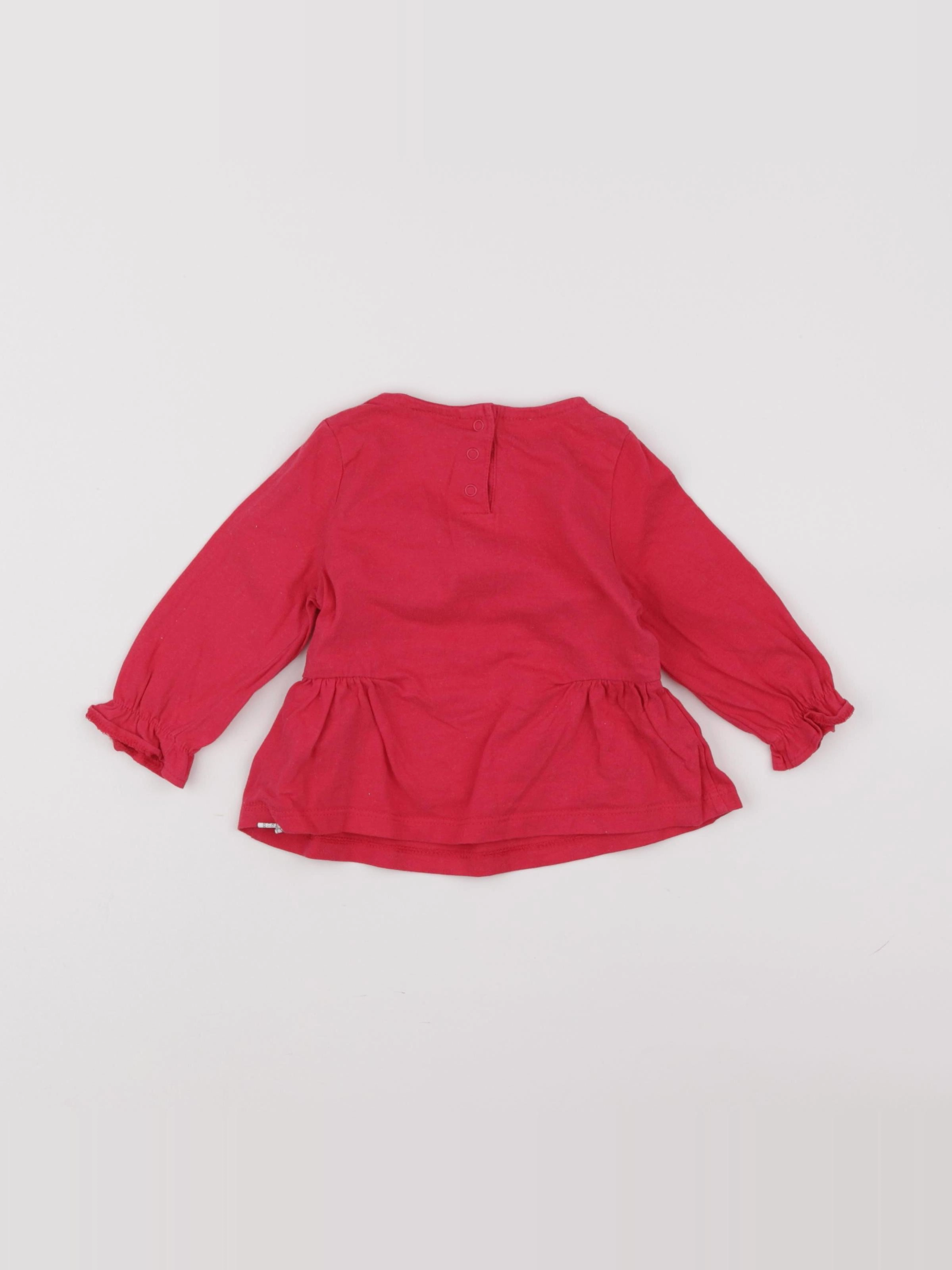 Tape à l'oeil - tee-shirt rouge - 9 mois