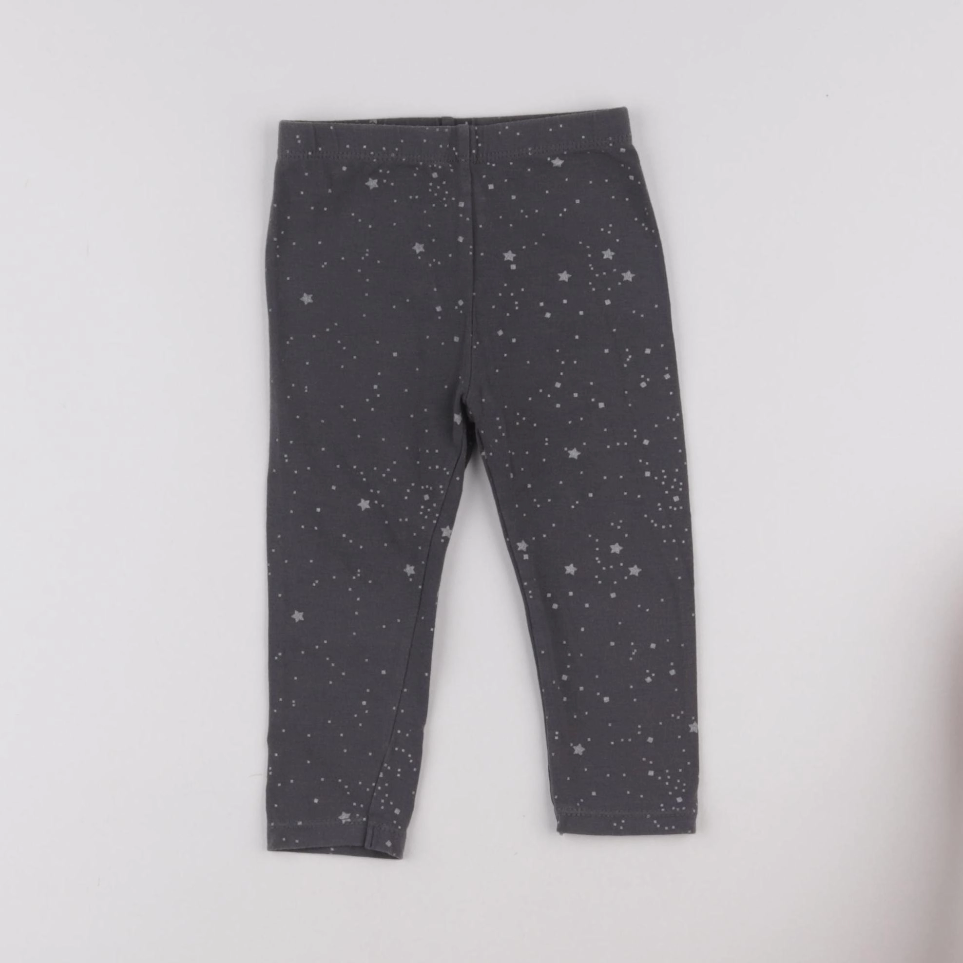 Vertbaudet - legging gris - 18 mois
