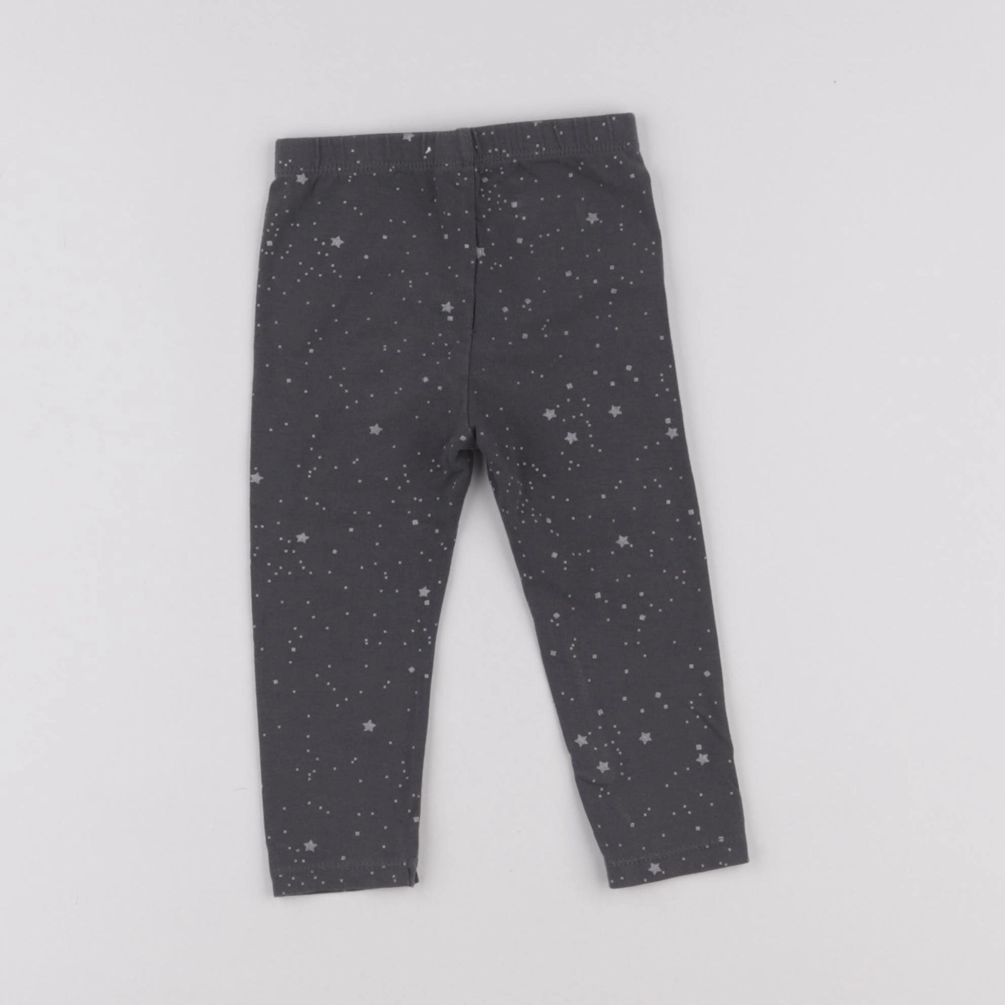 Vertbaudet - legging gris - 18 mois