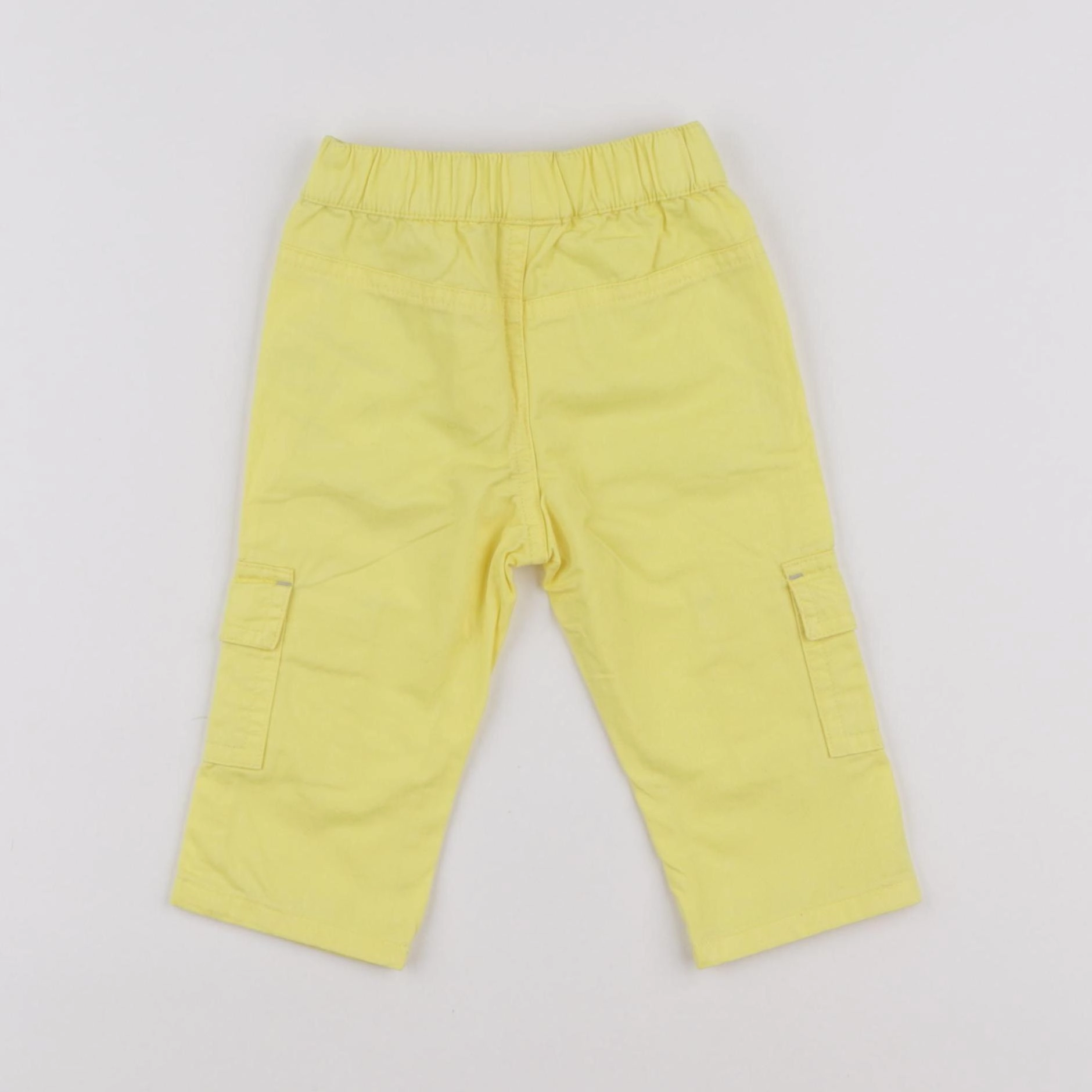 Vertbaudet - pantalon jaune - 6 mois