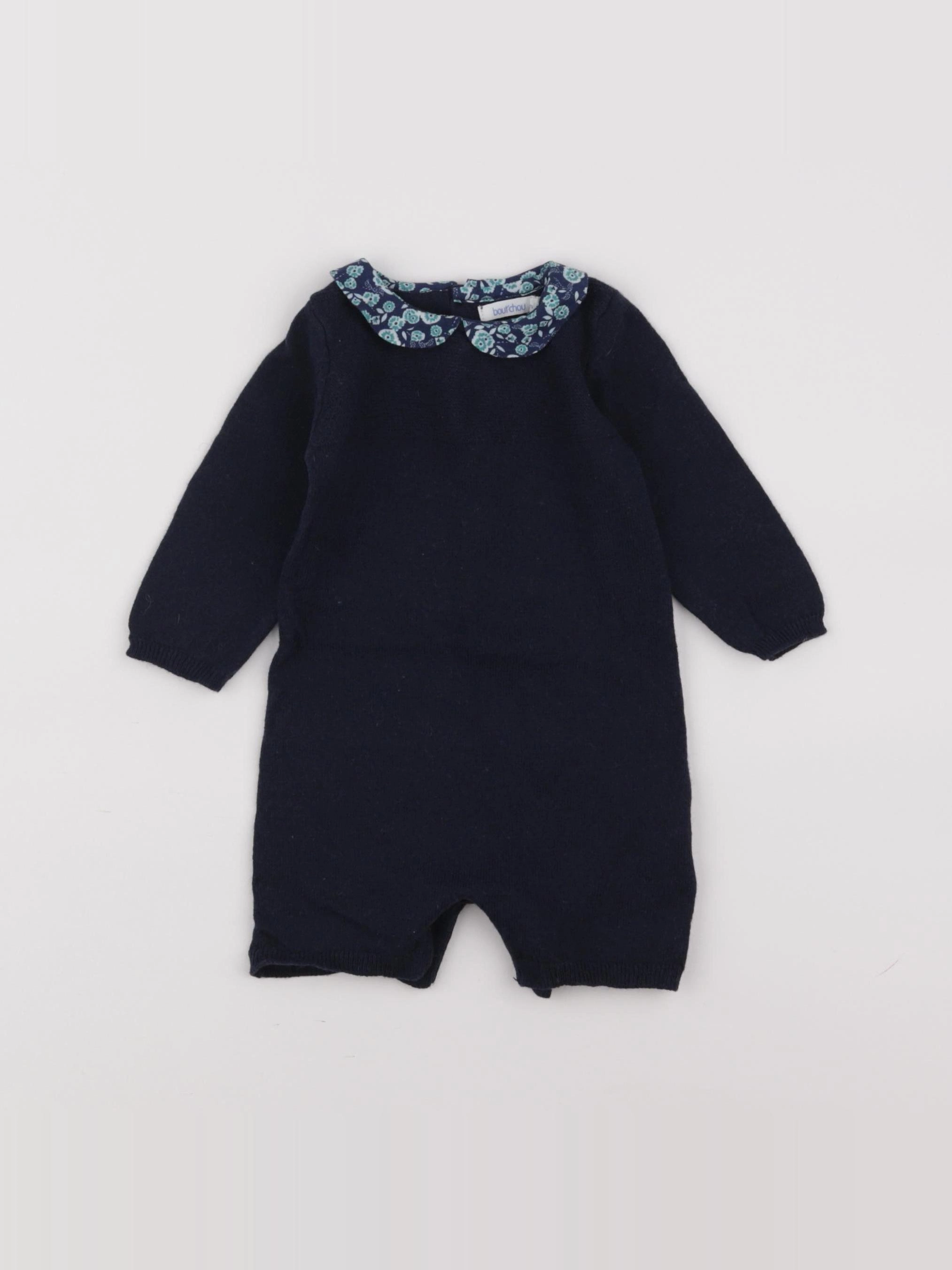 Boutchou - combinaison bleu - 3 mois