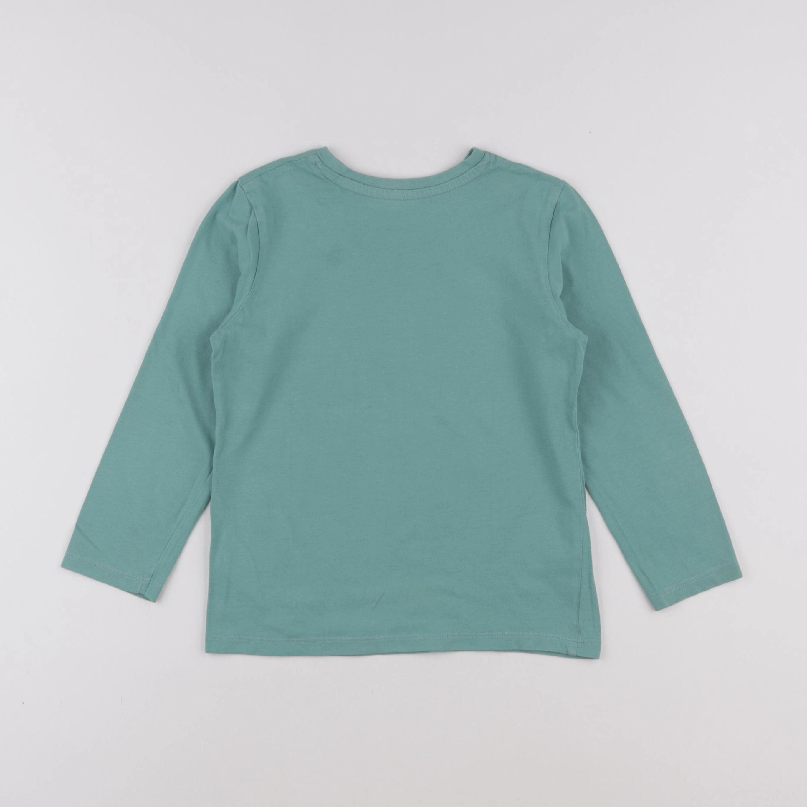 Vertbaudet - tee-shirt vert - 6 ans