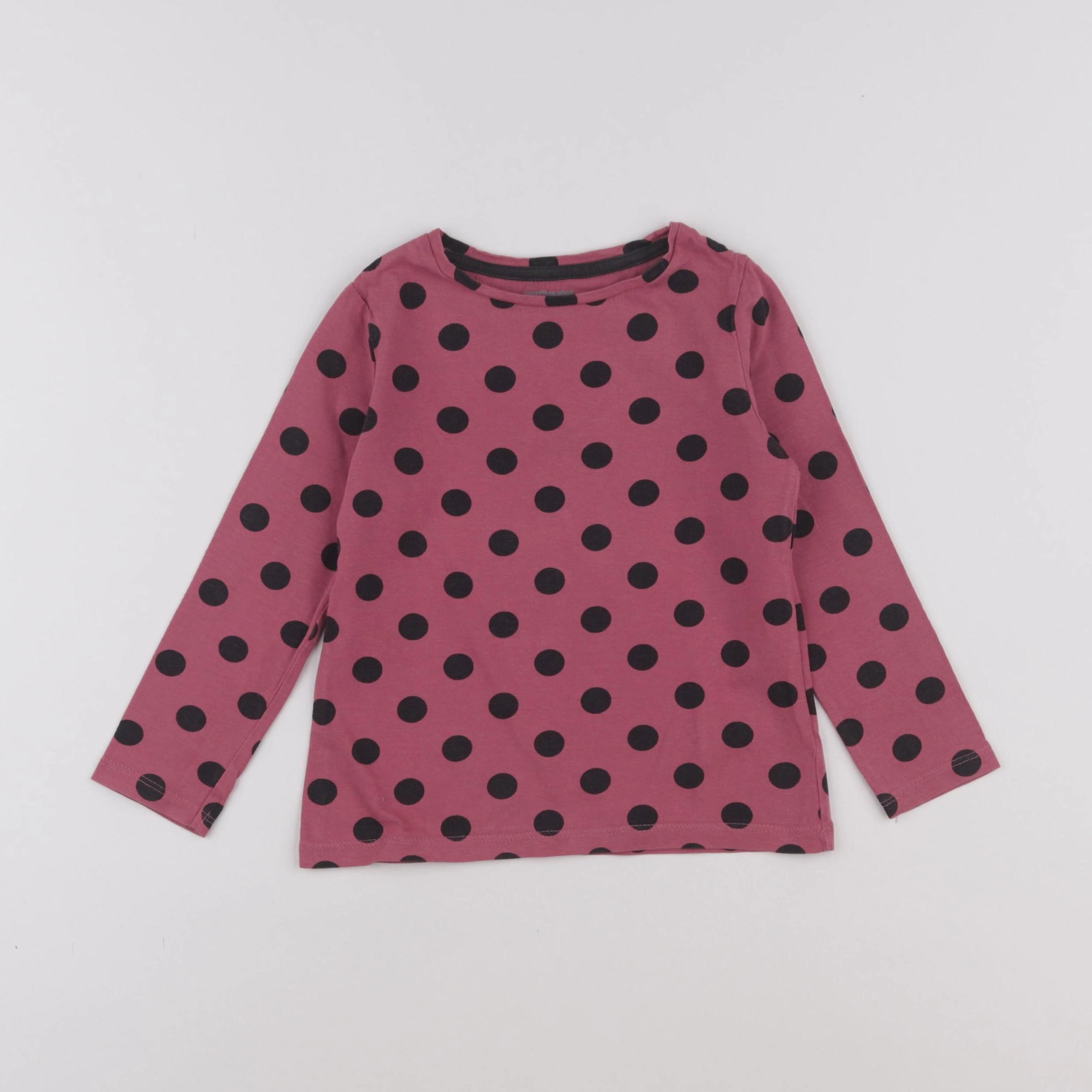 Vertbaudet - tee-shirt rose - 4 ans
