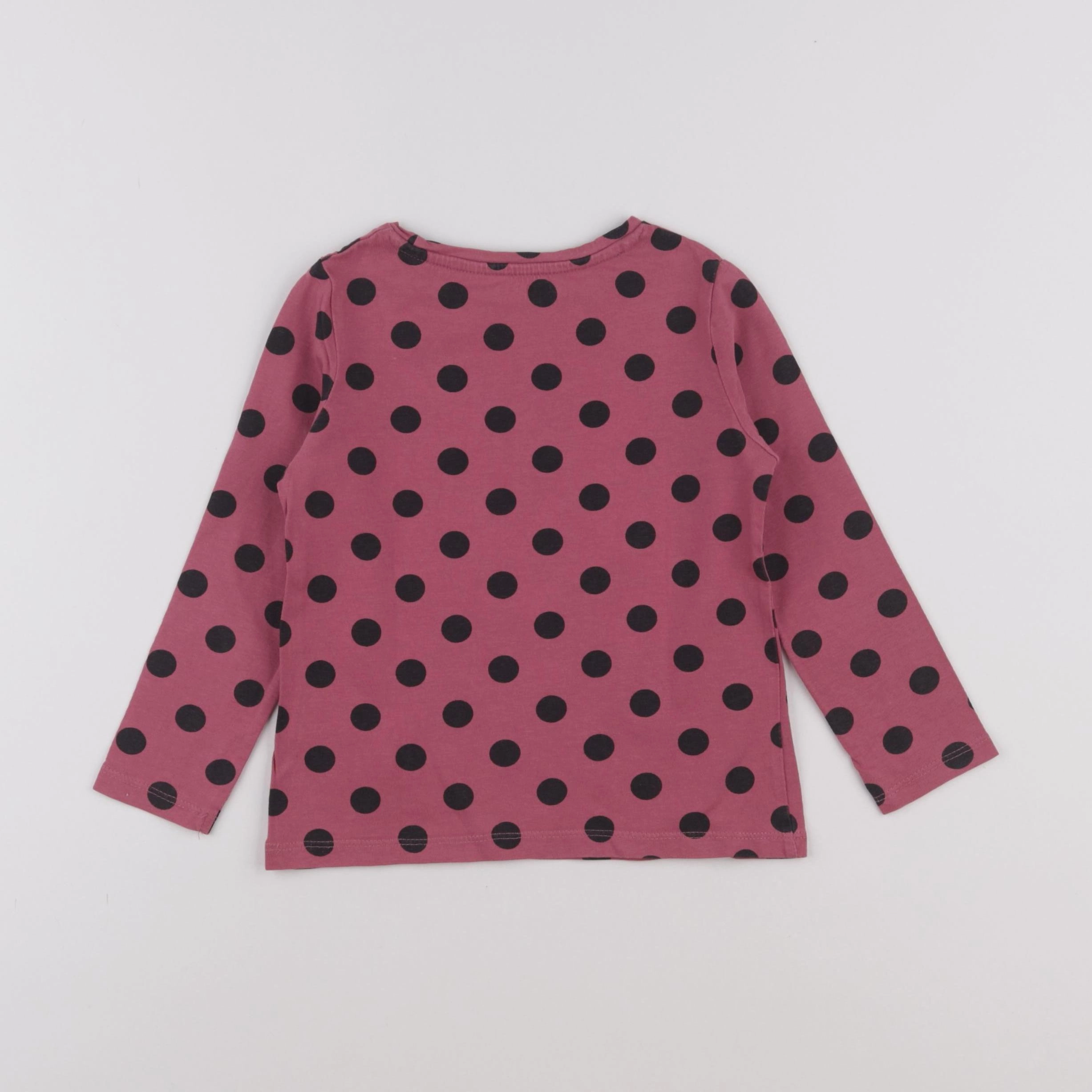 Vertbaudet - tee-shirt rose - 4 ans