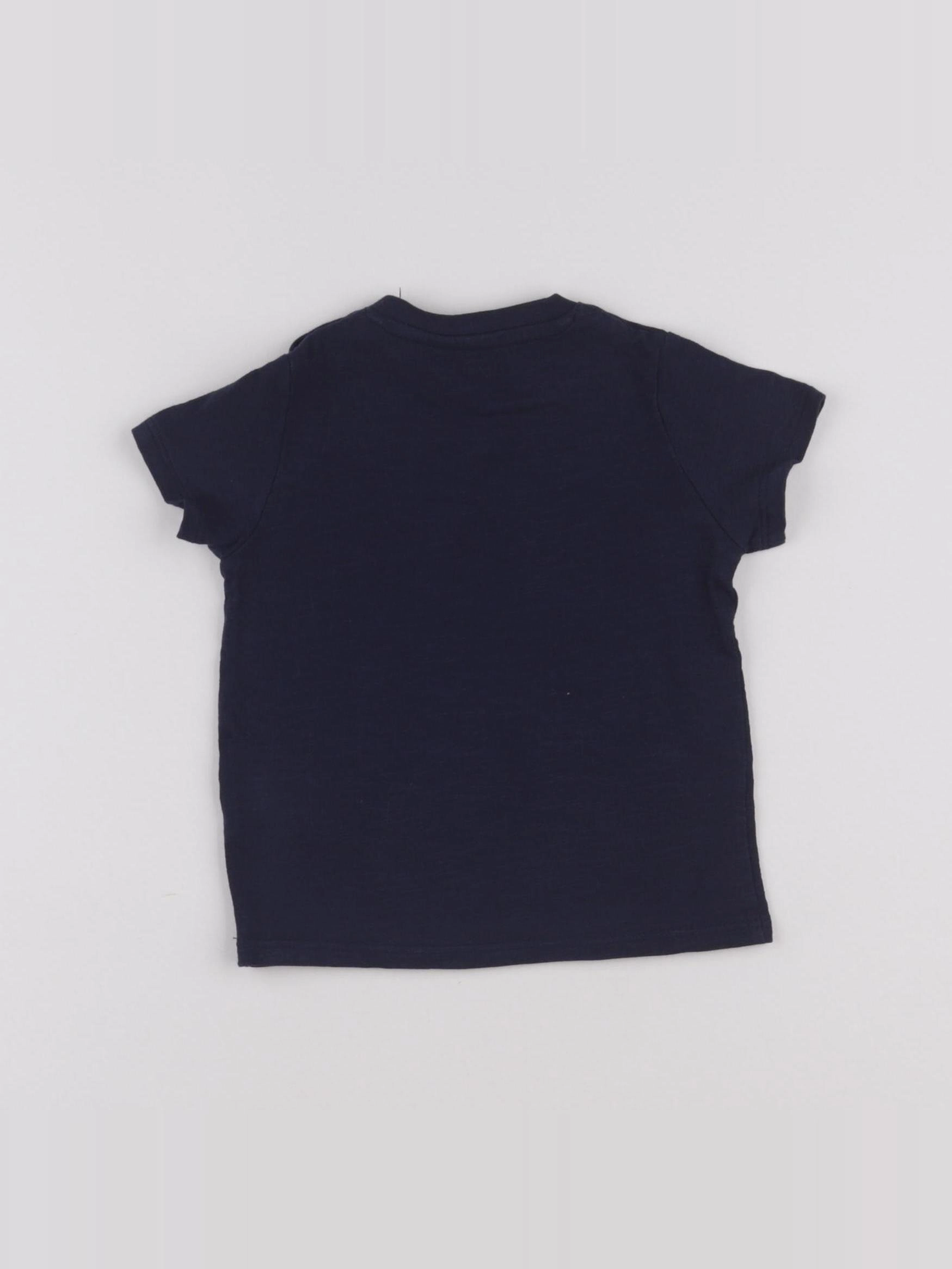 Vertbaudet - tee-shirt bleu - 6 mois