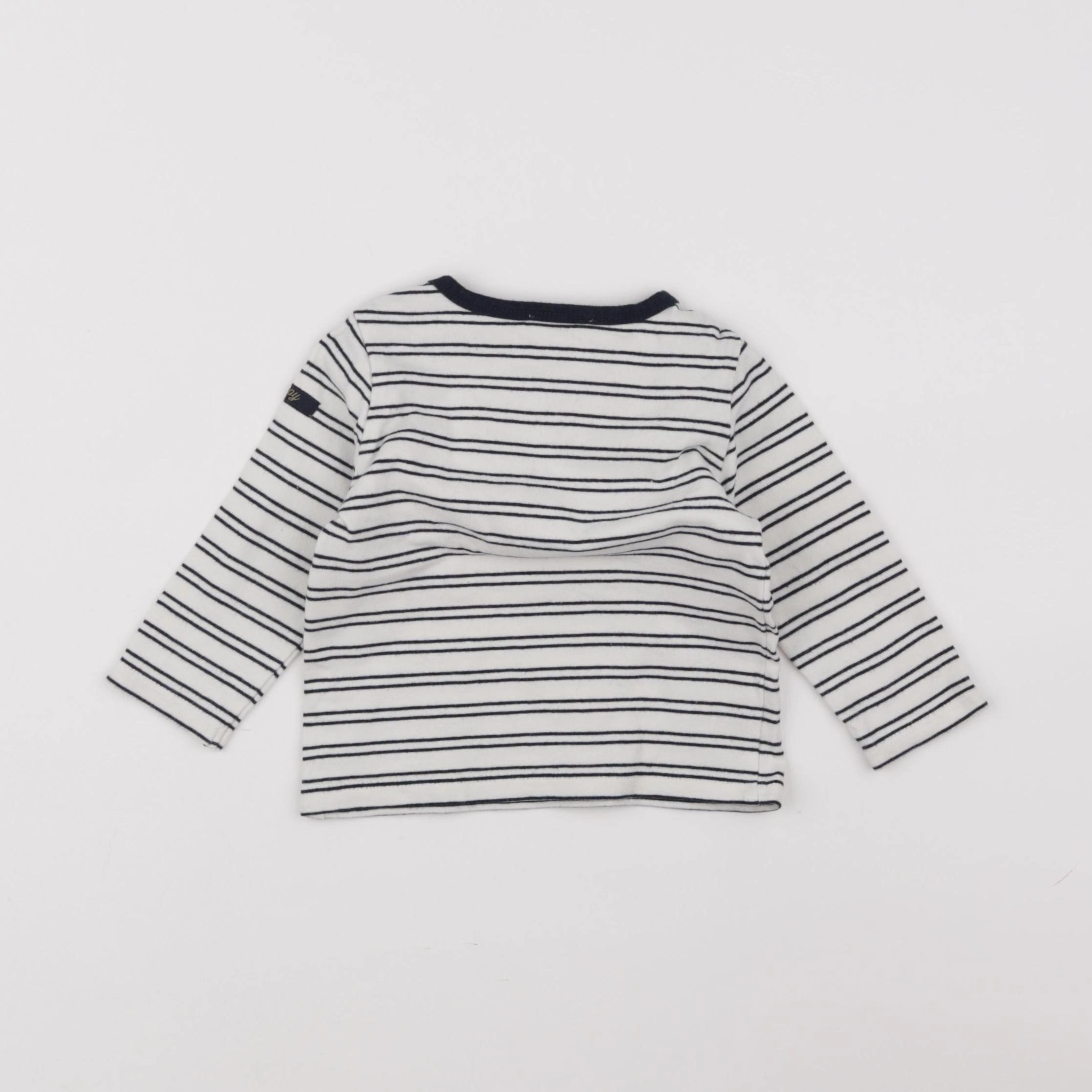 Cyrillus - tee-shirt blanc - 9 mois