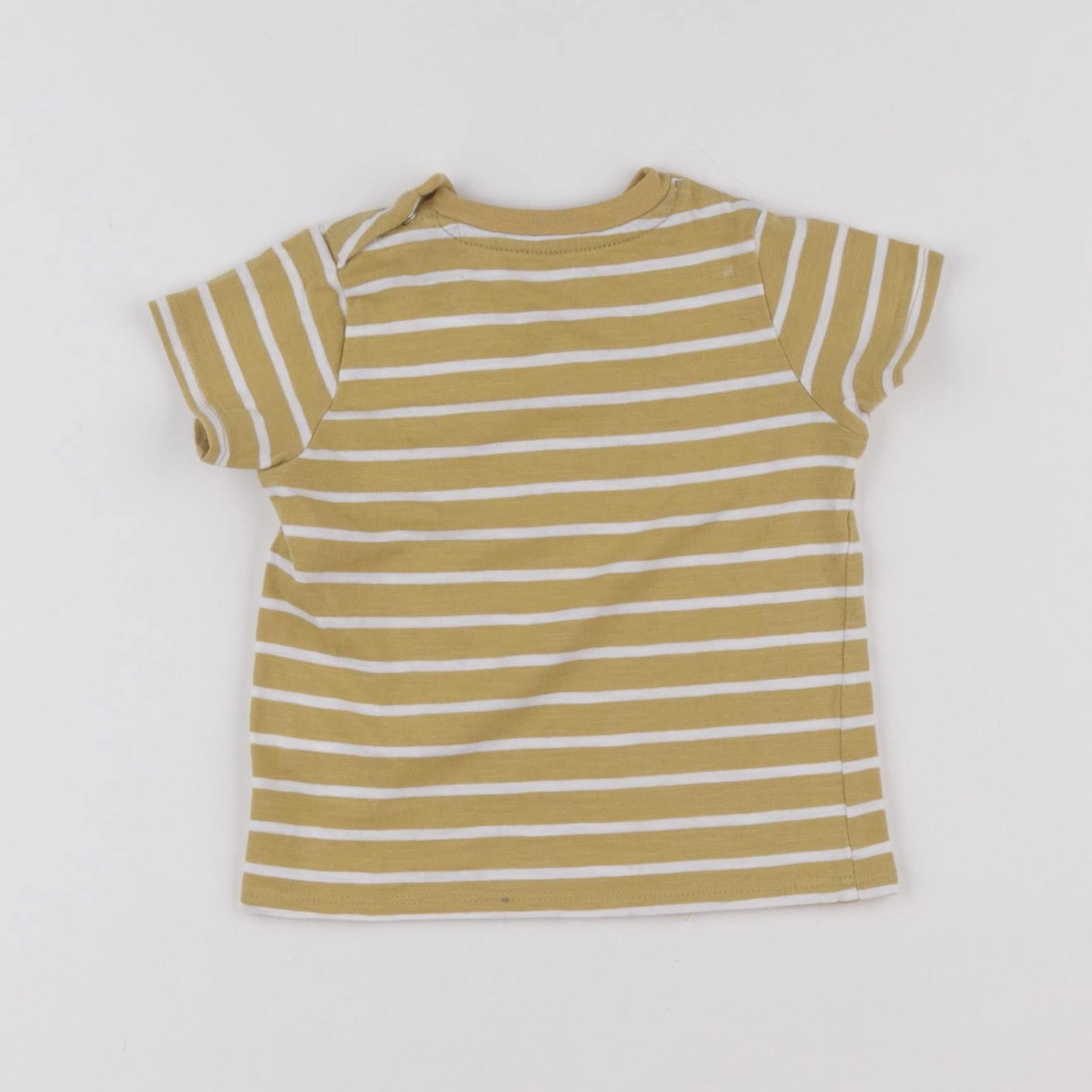 Vertbaudet - tee-shirt jaune - 6 mois