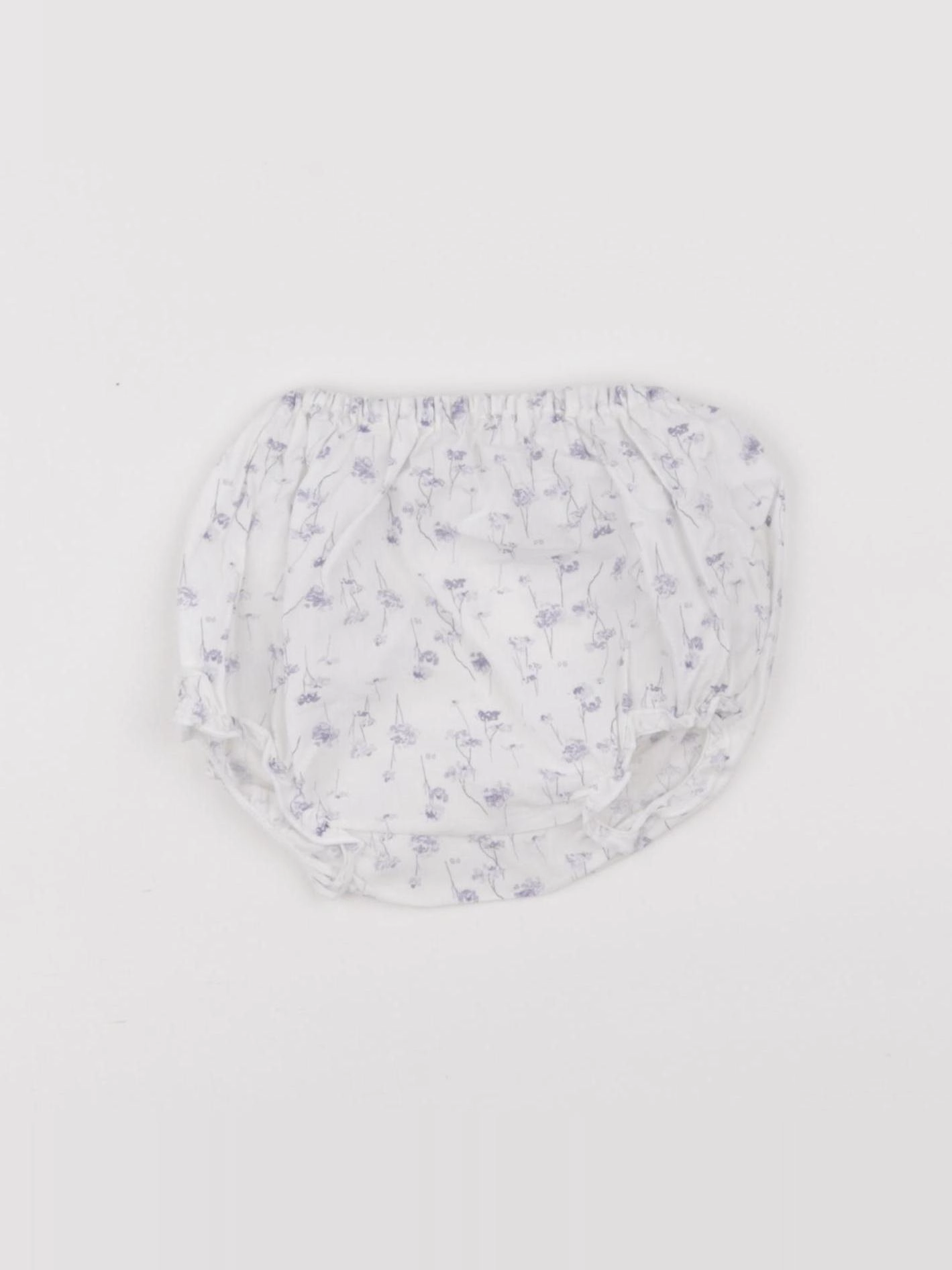Petit Bateau - bloomer blanc - 3 mois