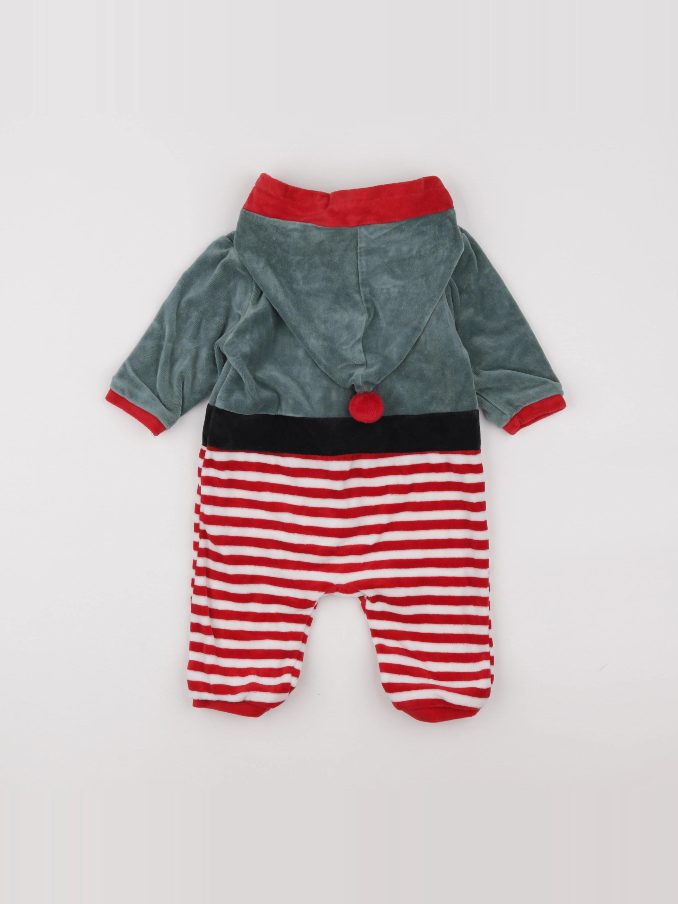 Vertbaudet - sur-pyjama vert - 12 mois