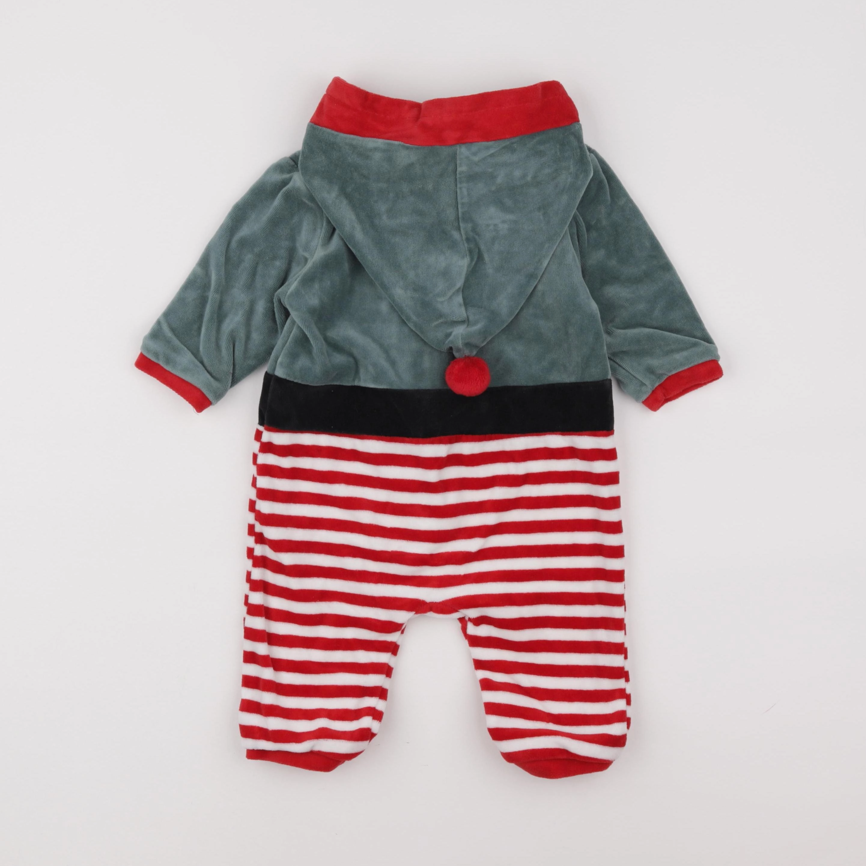Vertbaudet - sur-pyjama vert - 12 mois