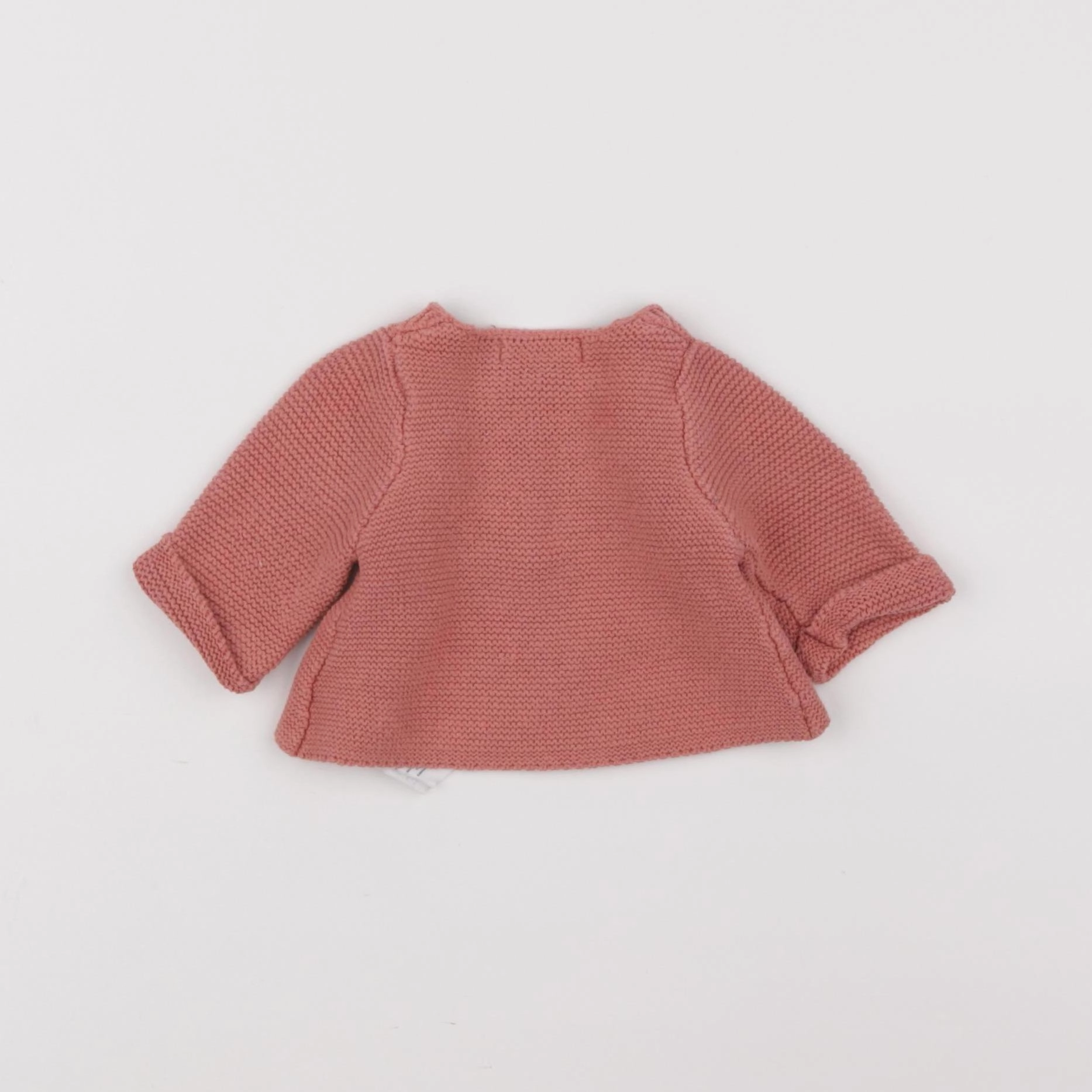 Vertbaudet - gilet rose - 0 mois