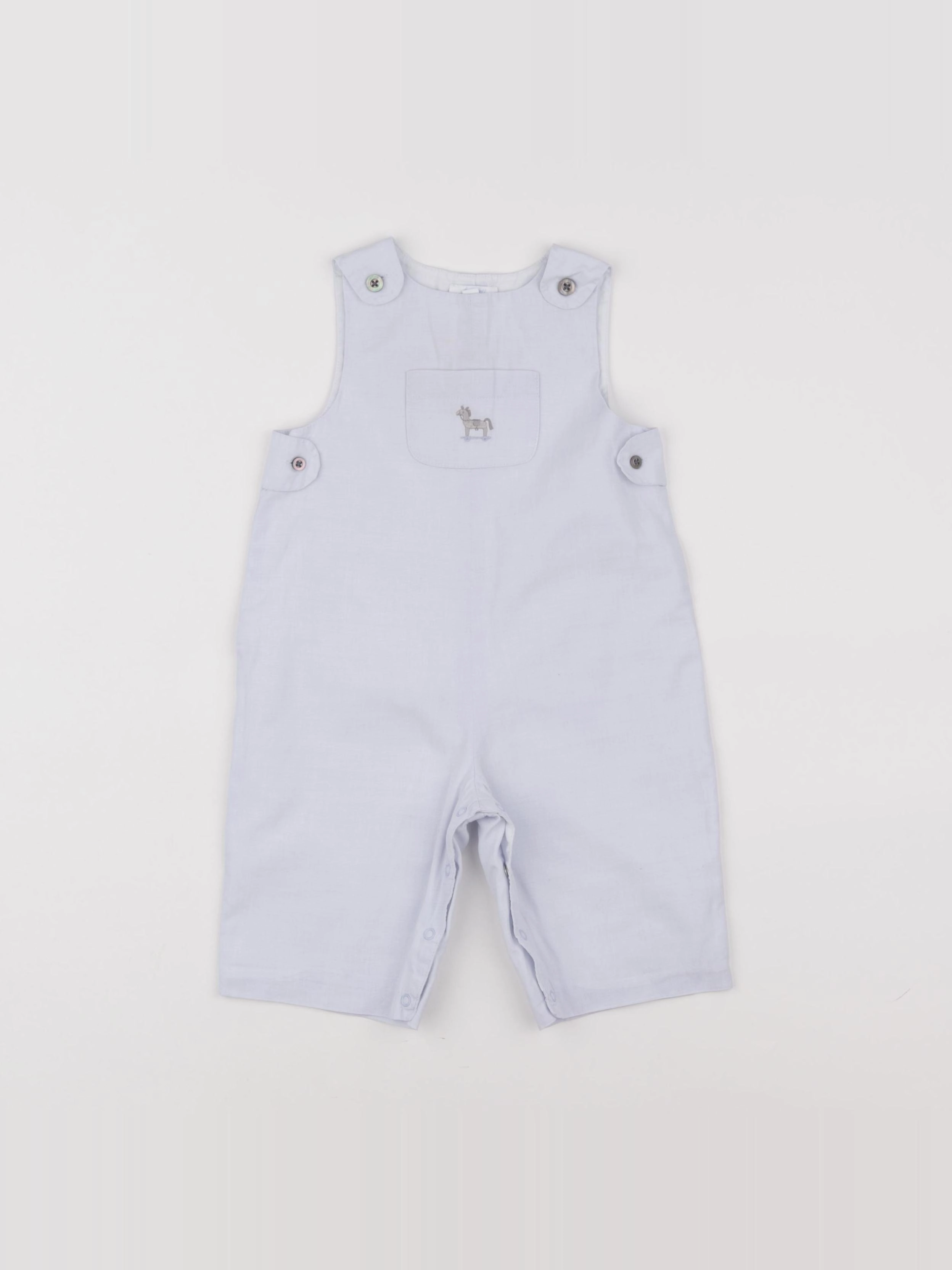 Jacadi - salopette bleu - 6 mois