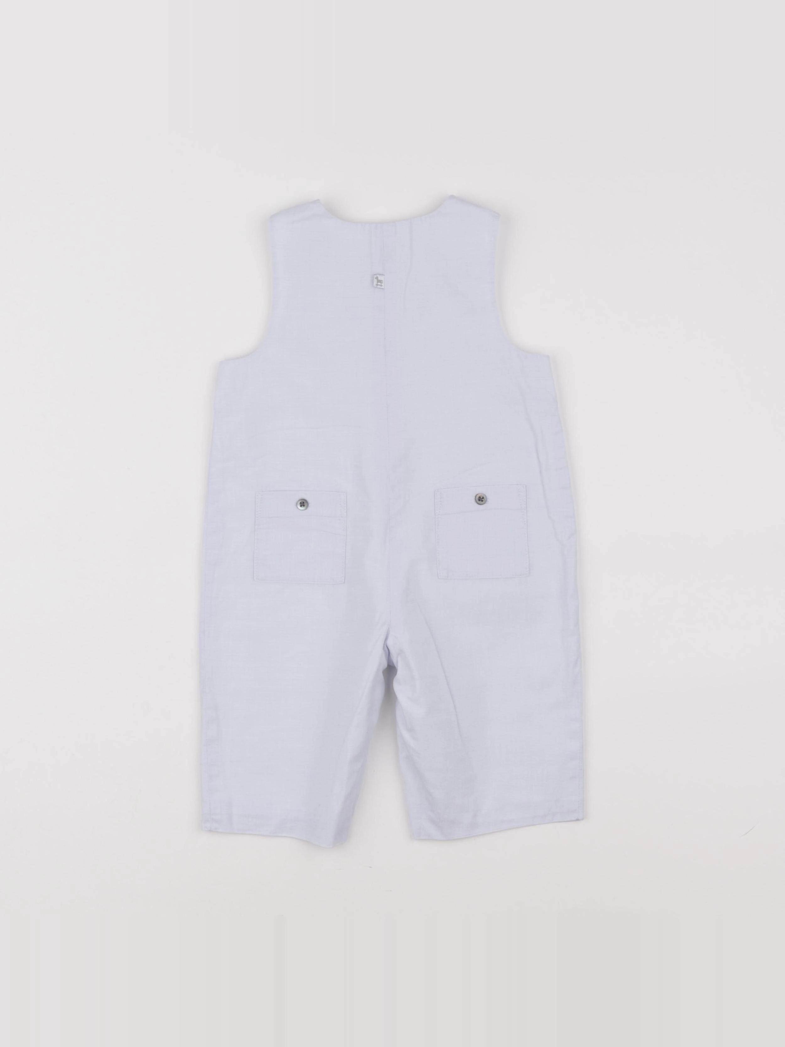 Jacadi - salopette bleu - 6 mois