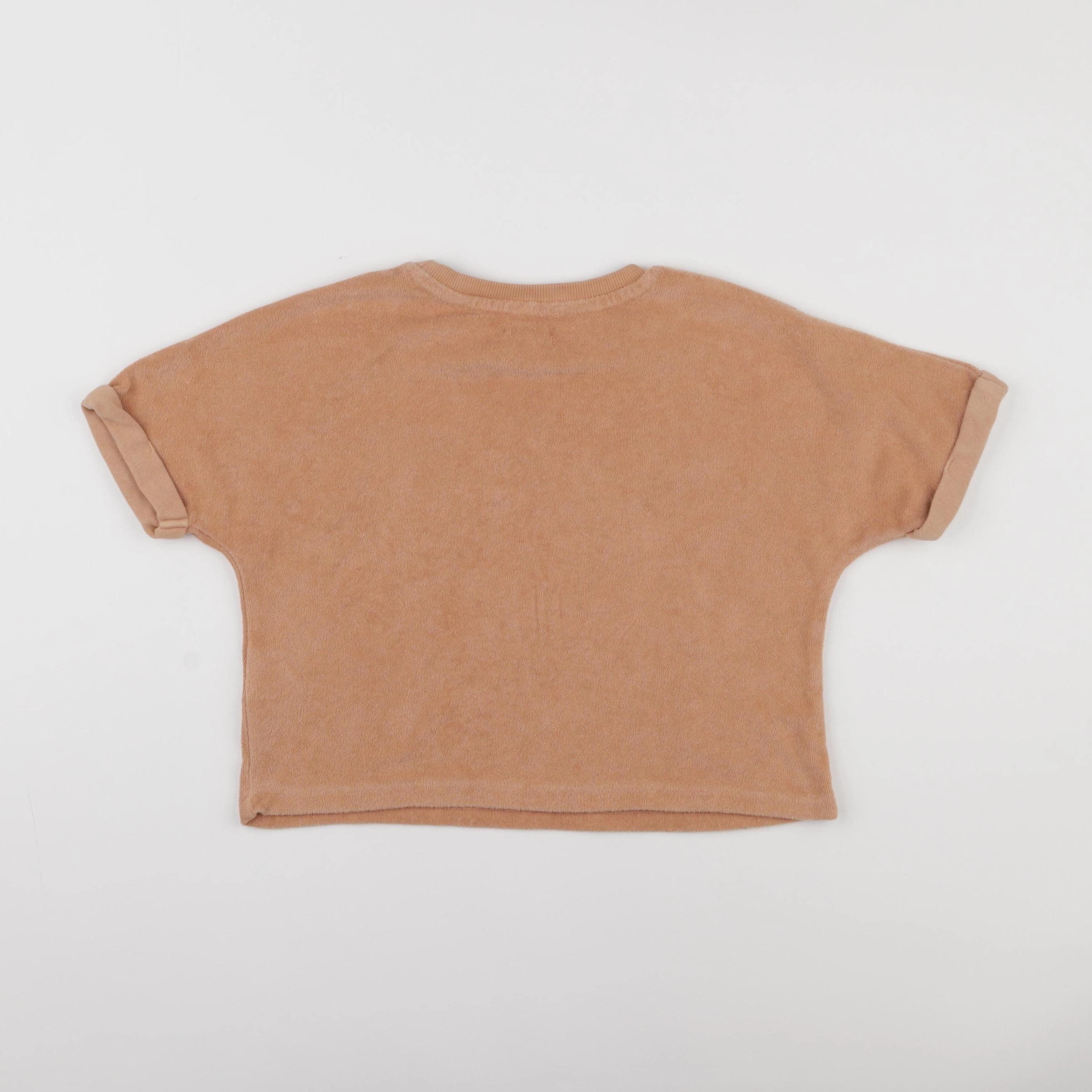 Vertbaudet - tee-shirt marron - 6 ans