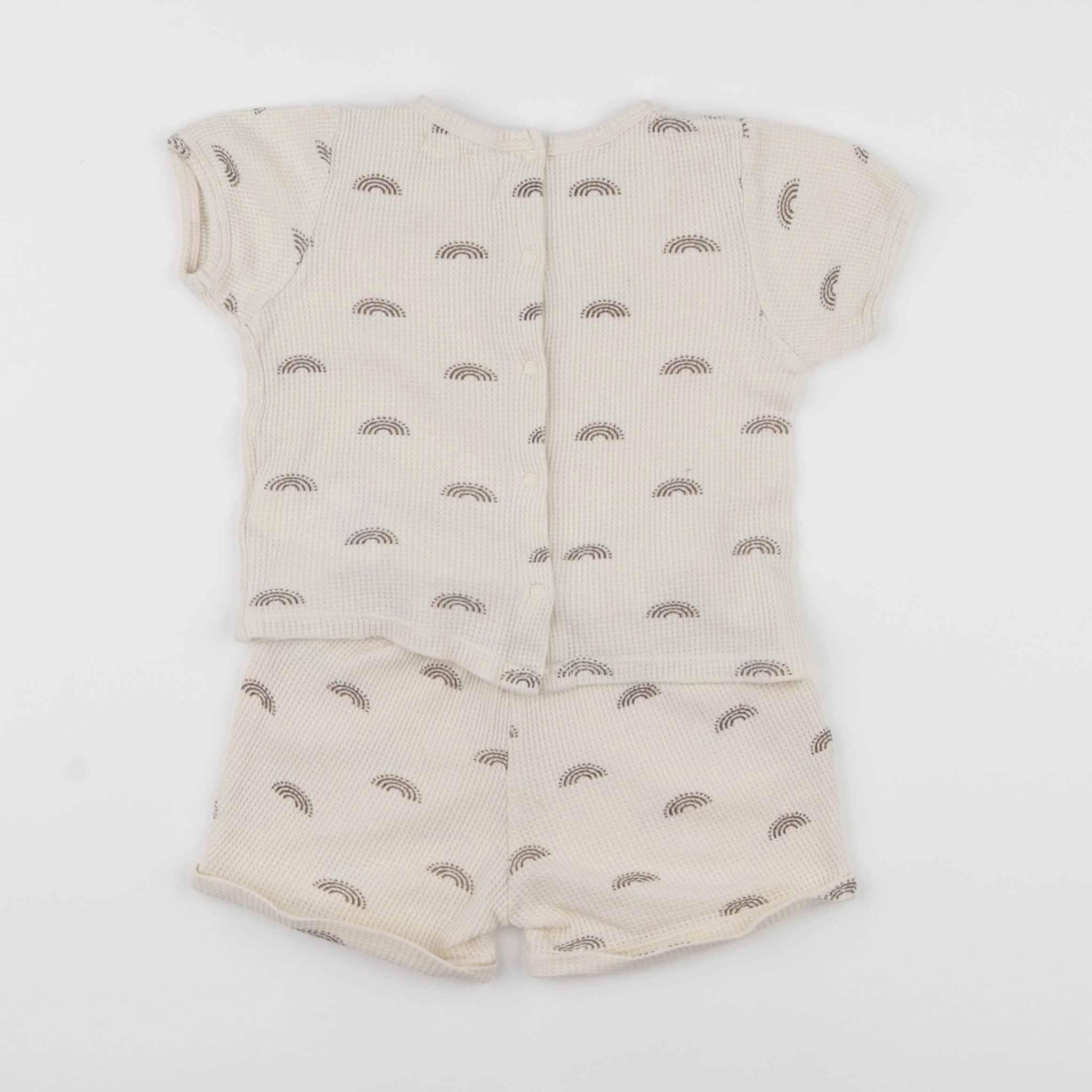 Vertbaudet - ensemble beige - 18 mois