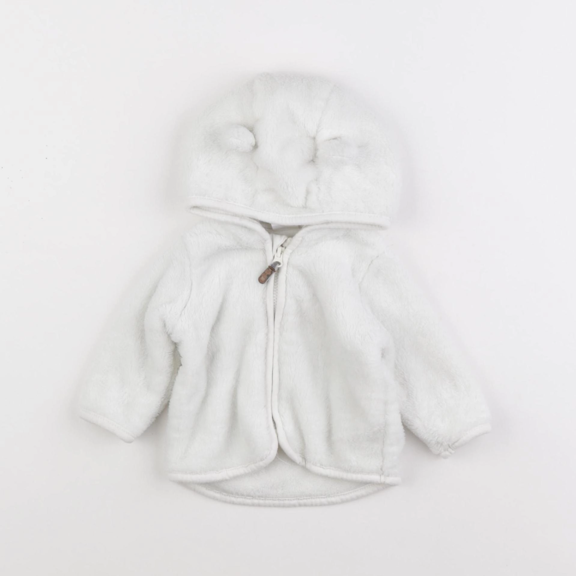 H&M - polaire blanc - 0/1 mois