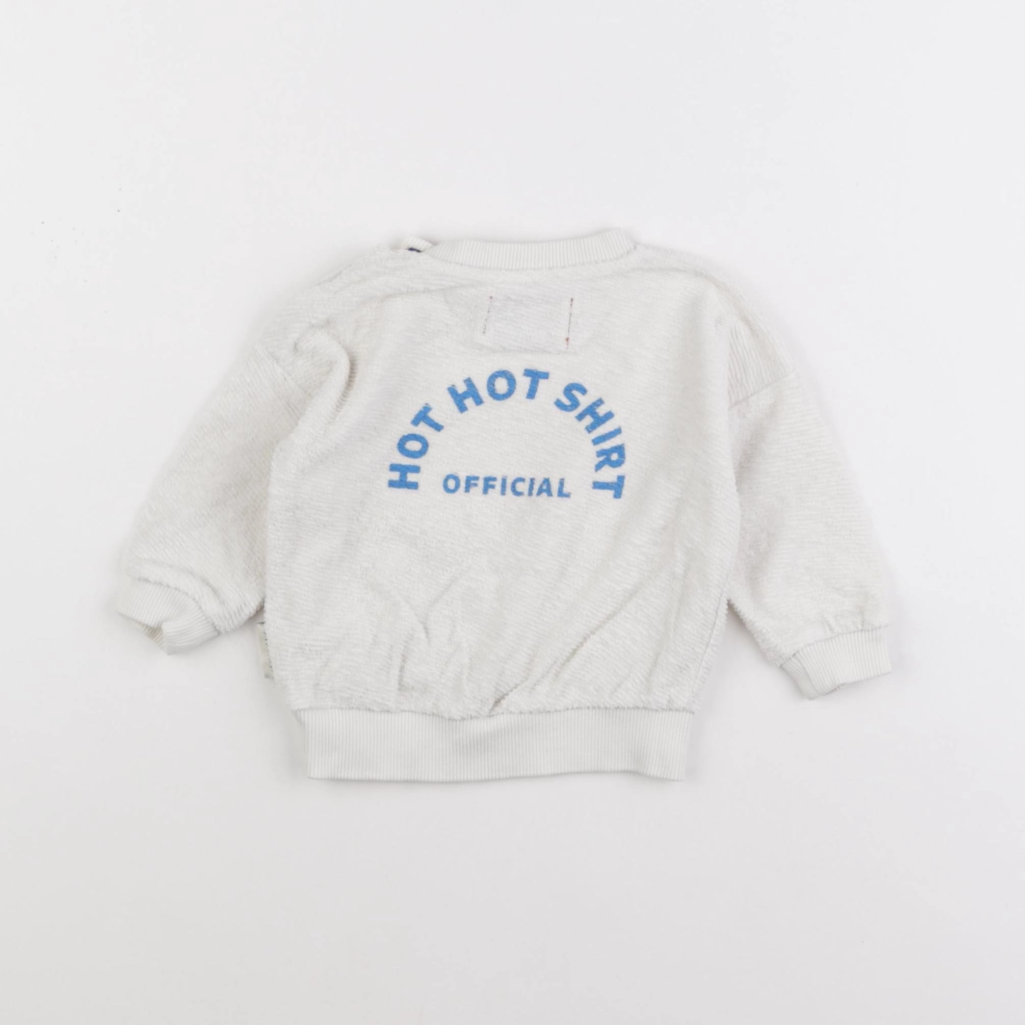 Piupiuchick - sweat blanc - 6 mois