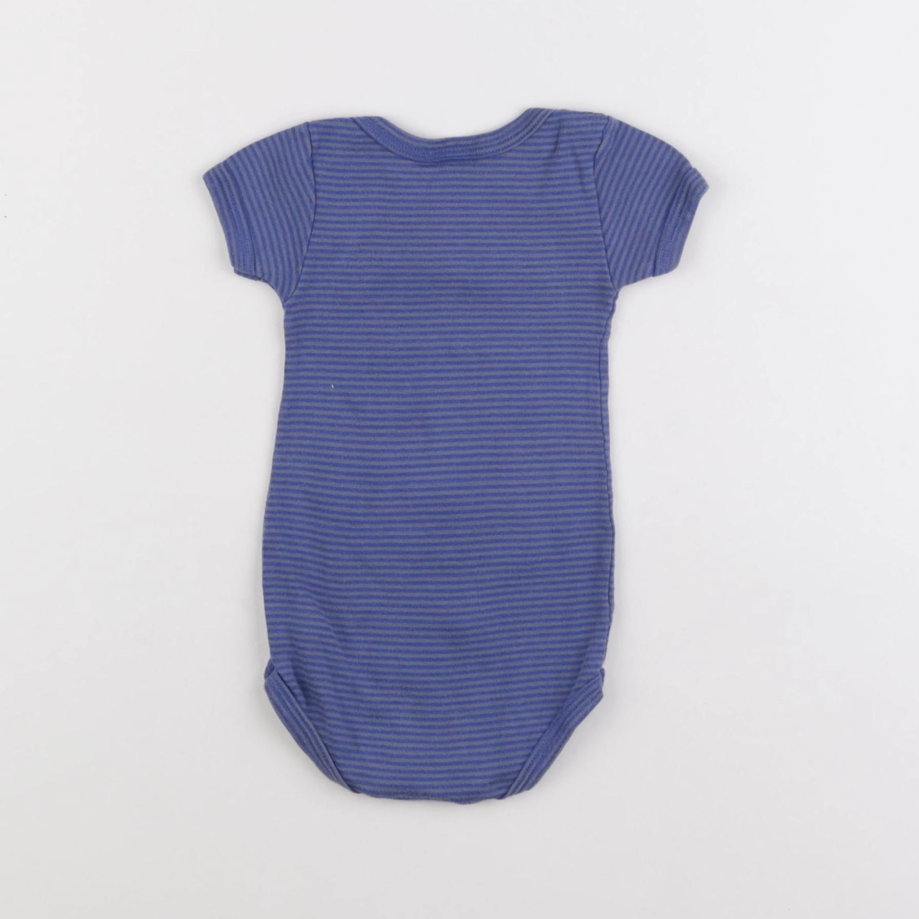 Petit Bateau - body bleu - 6 mois