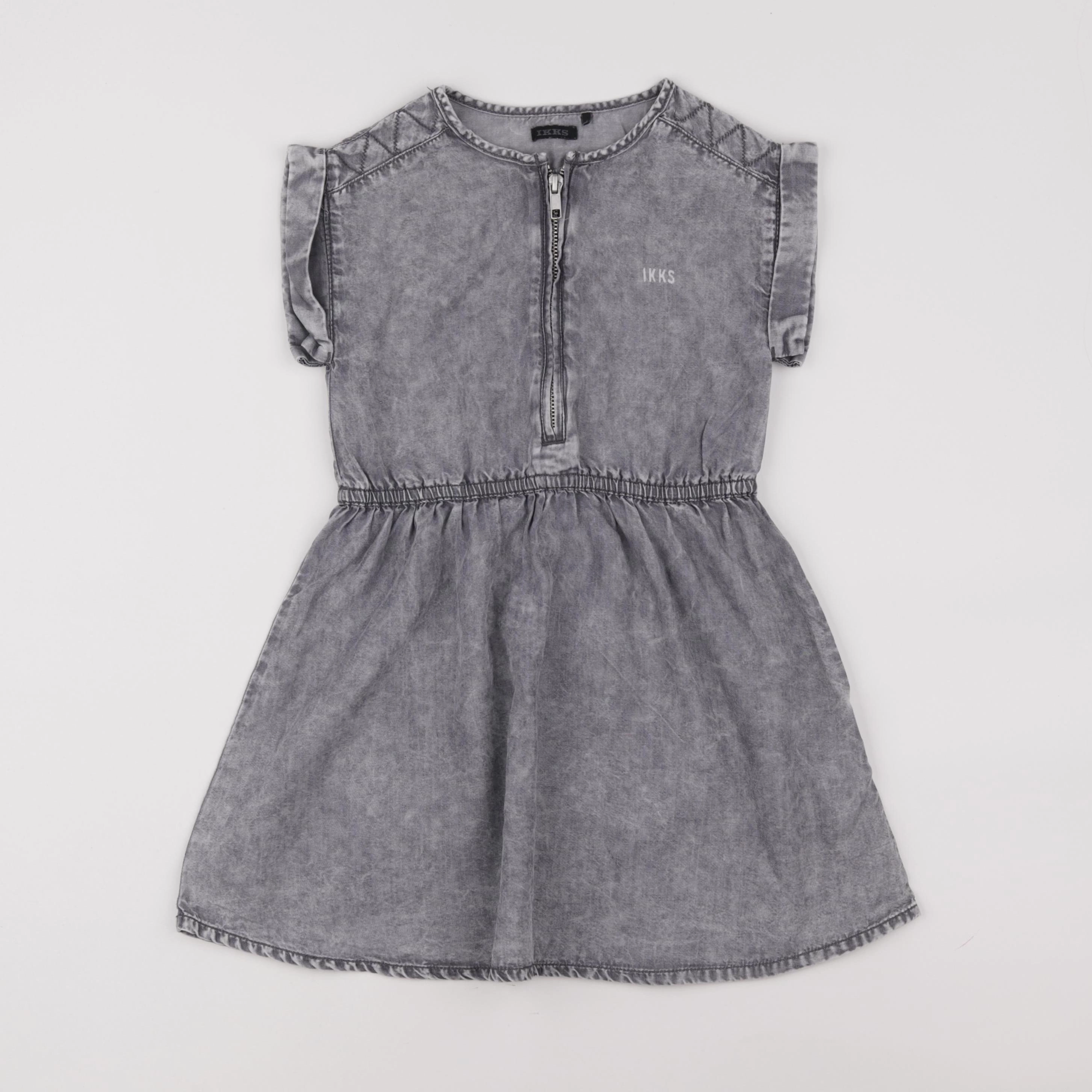 IKKS - robe gris - 6 ans