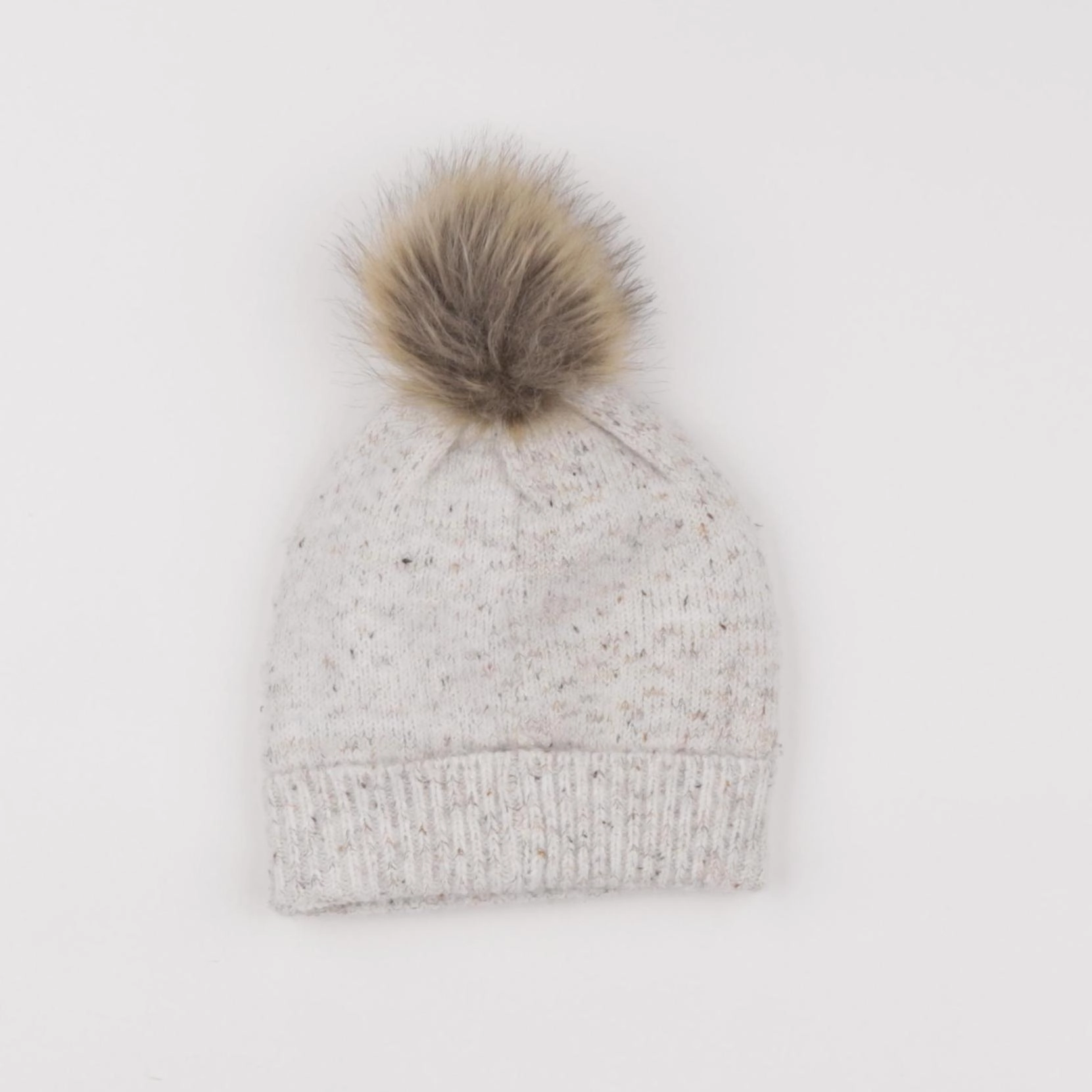 IKKS - bonnet blanc - 3/5 ans