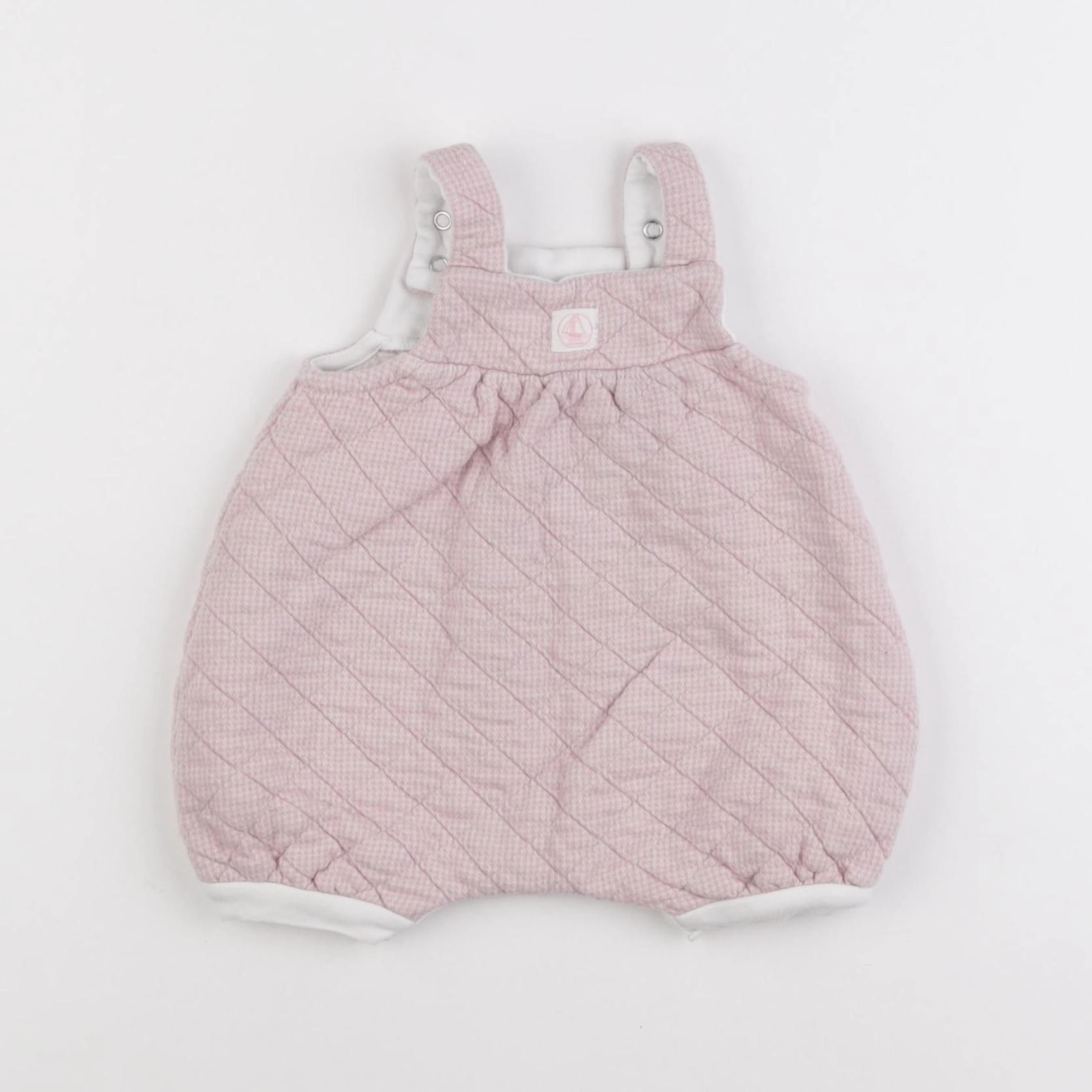 Petit Bateau - salopette rose - 3 mois