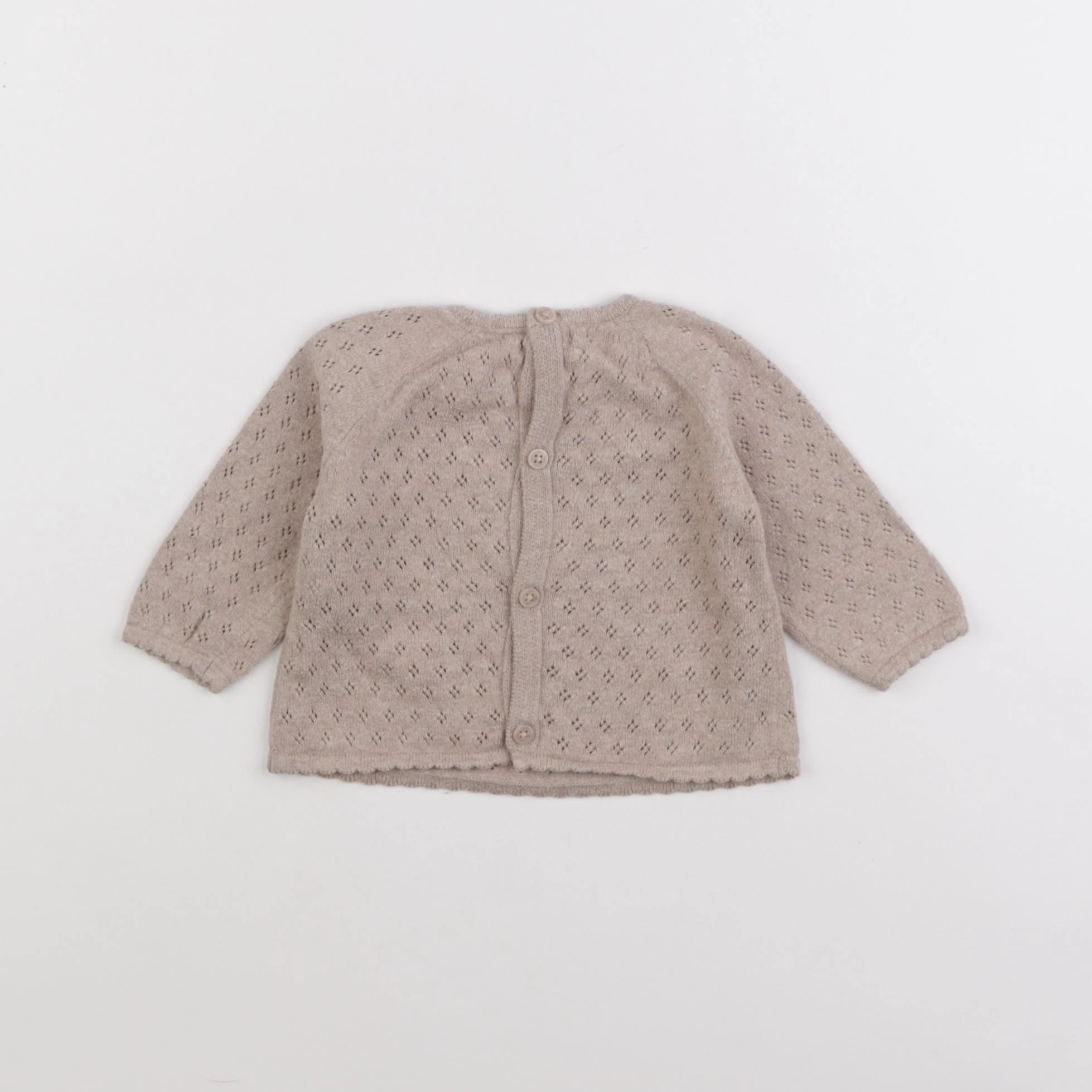 Zara - pull beige - 1/3 mois