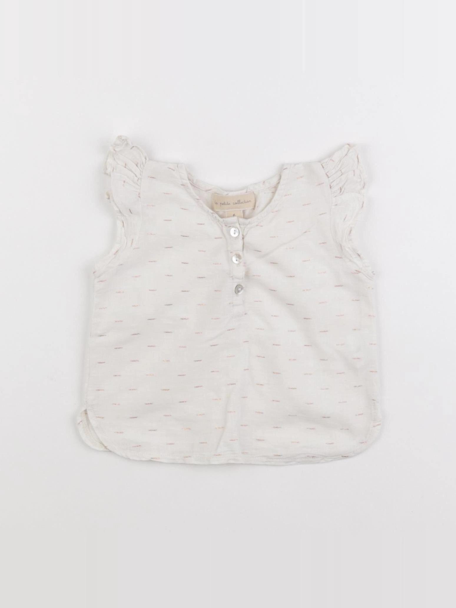 La Petite Collection - blouse blanc - 6 mois