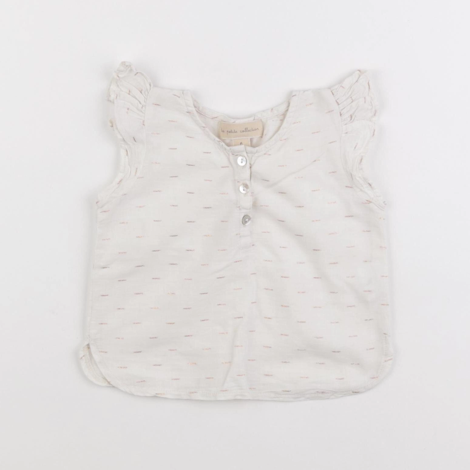 La Petite Collection - blouse blanc - 6 mois