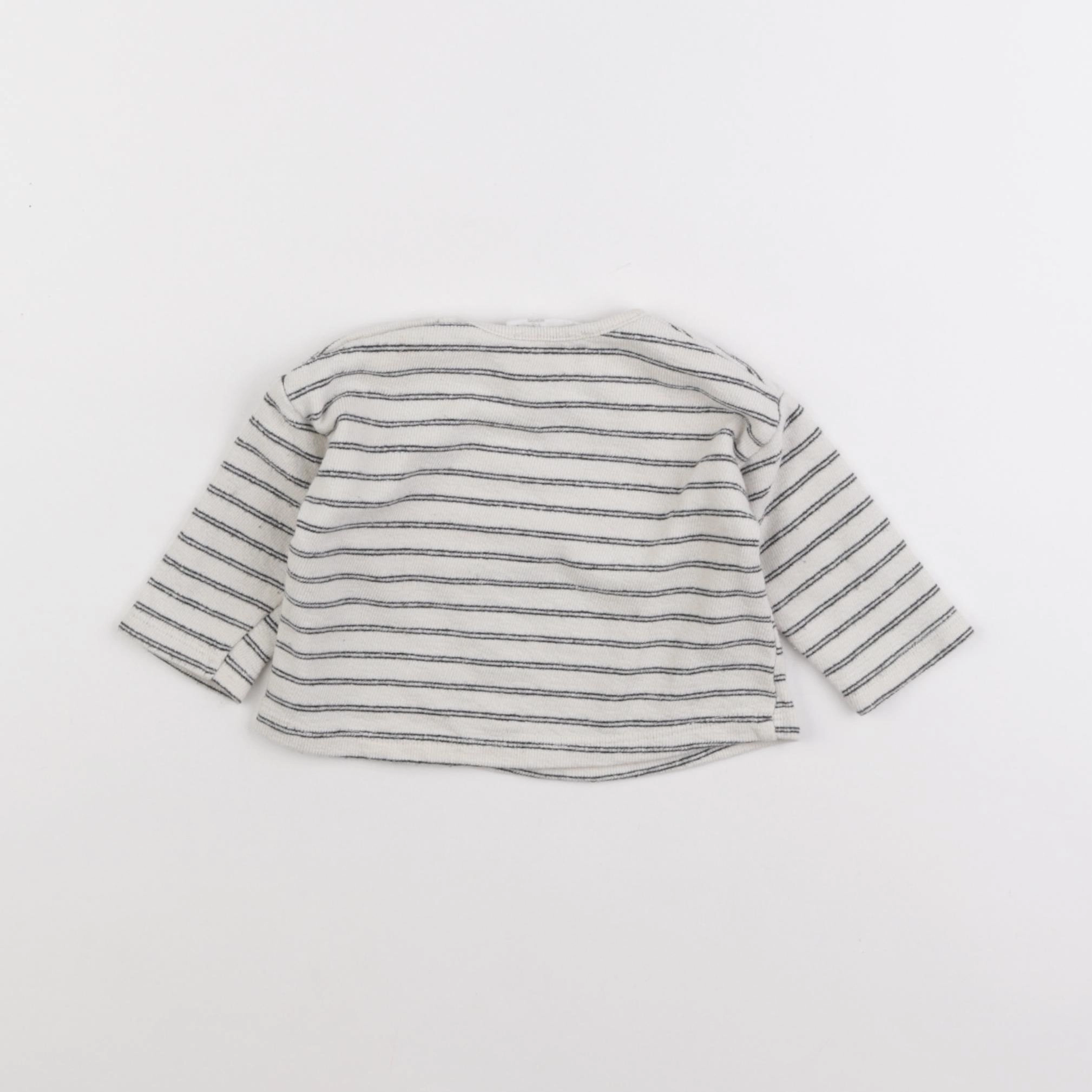 Zara - pull blanc - 1/3 mois