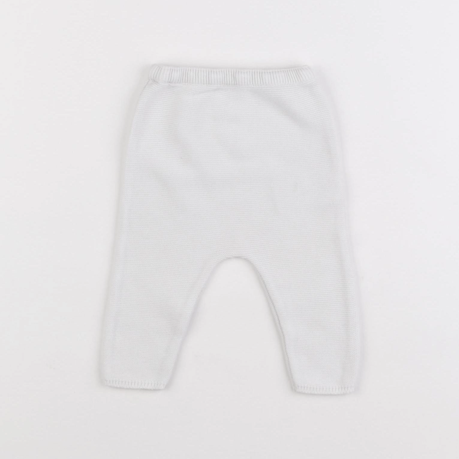 Petit Bateau - legging blanc - 3 mois