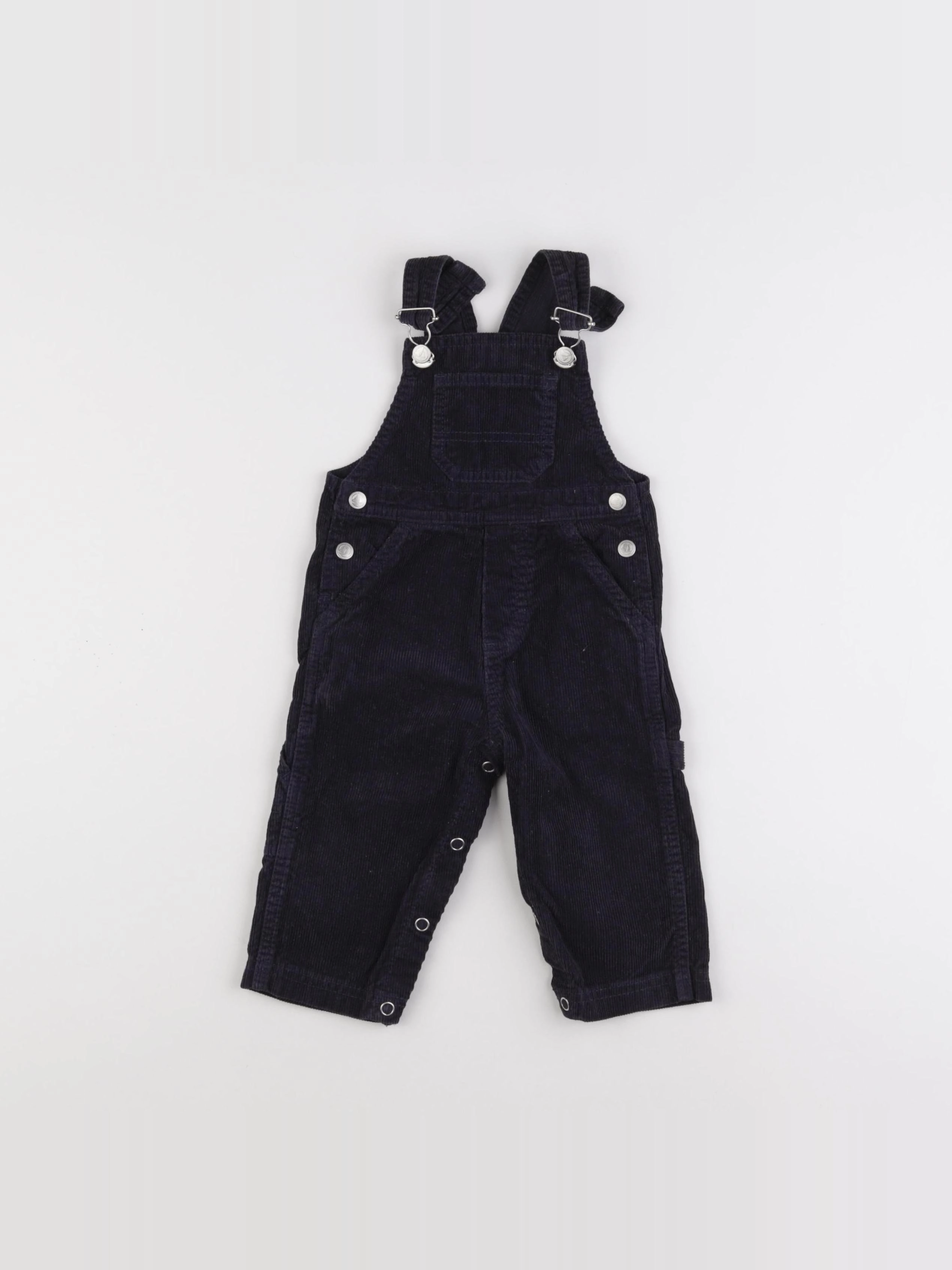 Petit Bateau - salopette bleu - 6 mois