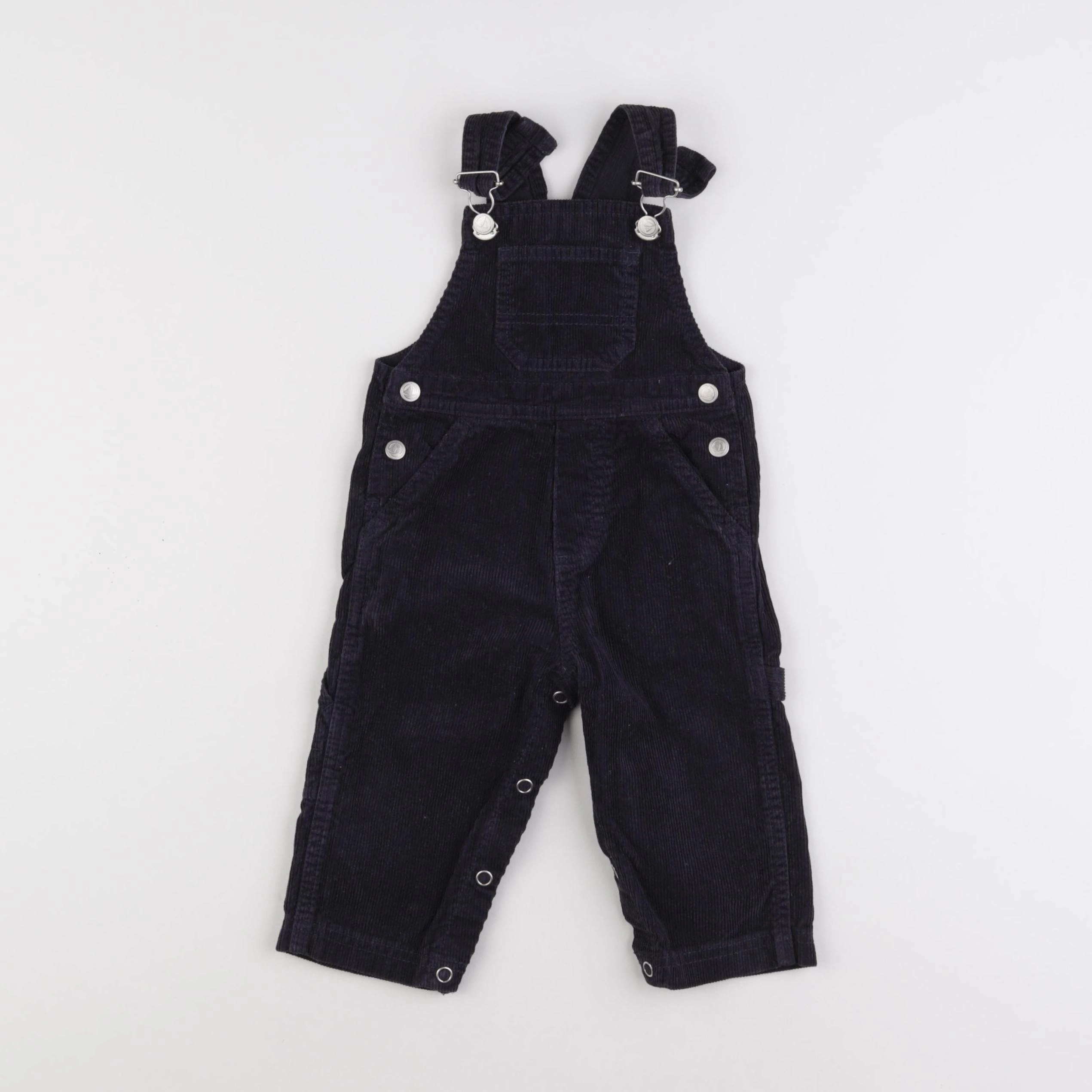 Petit Bateau - salopette bleu - 6 mois