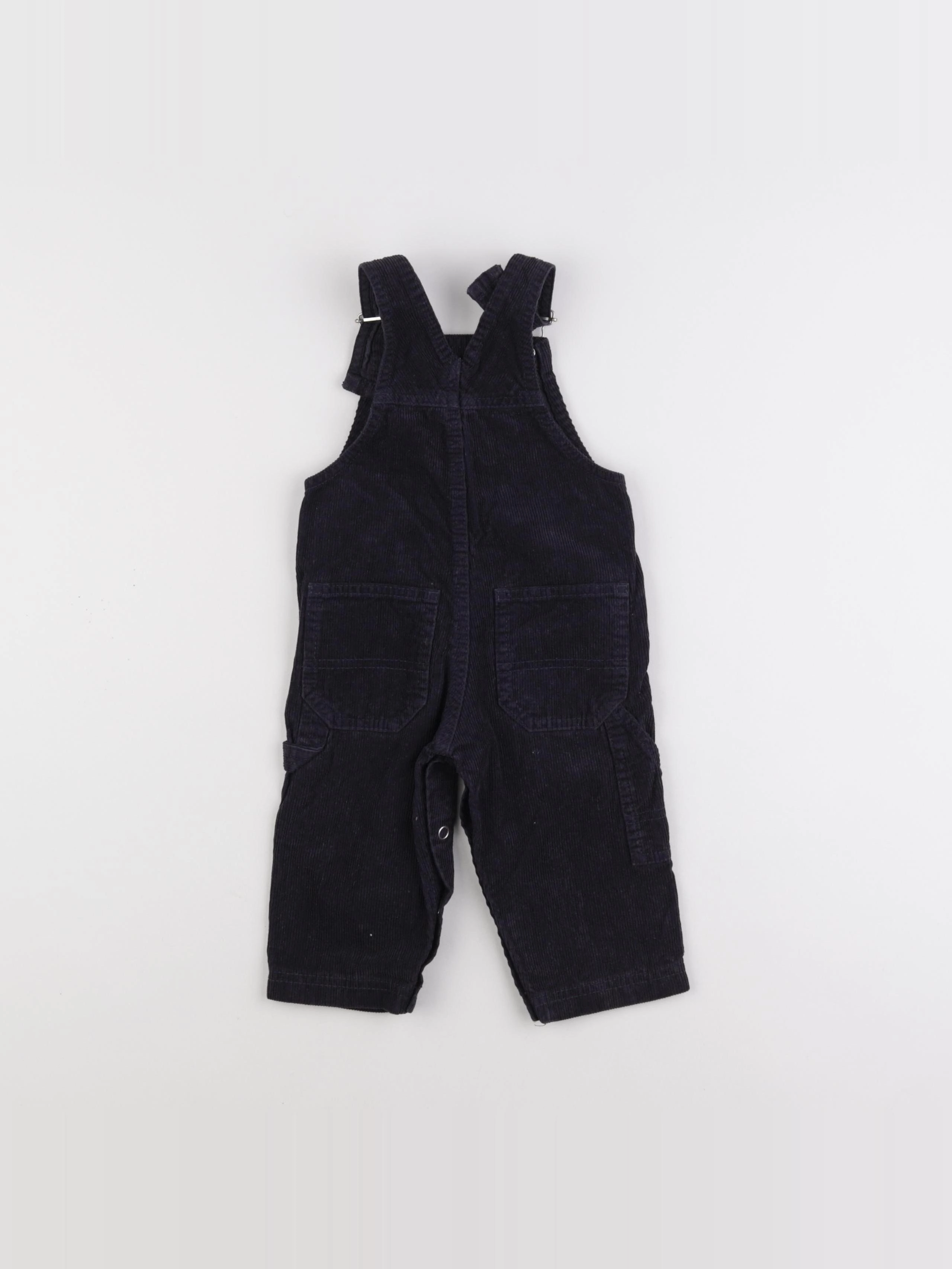 Petit Bateau - salopette bleu - 6 mois