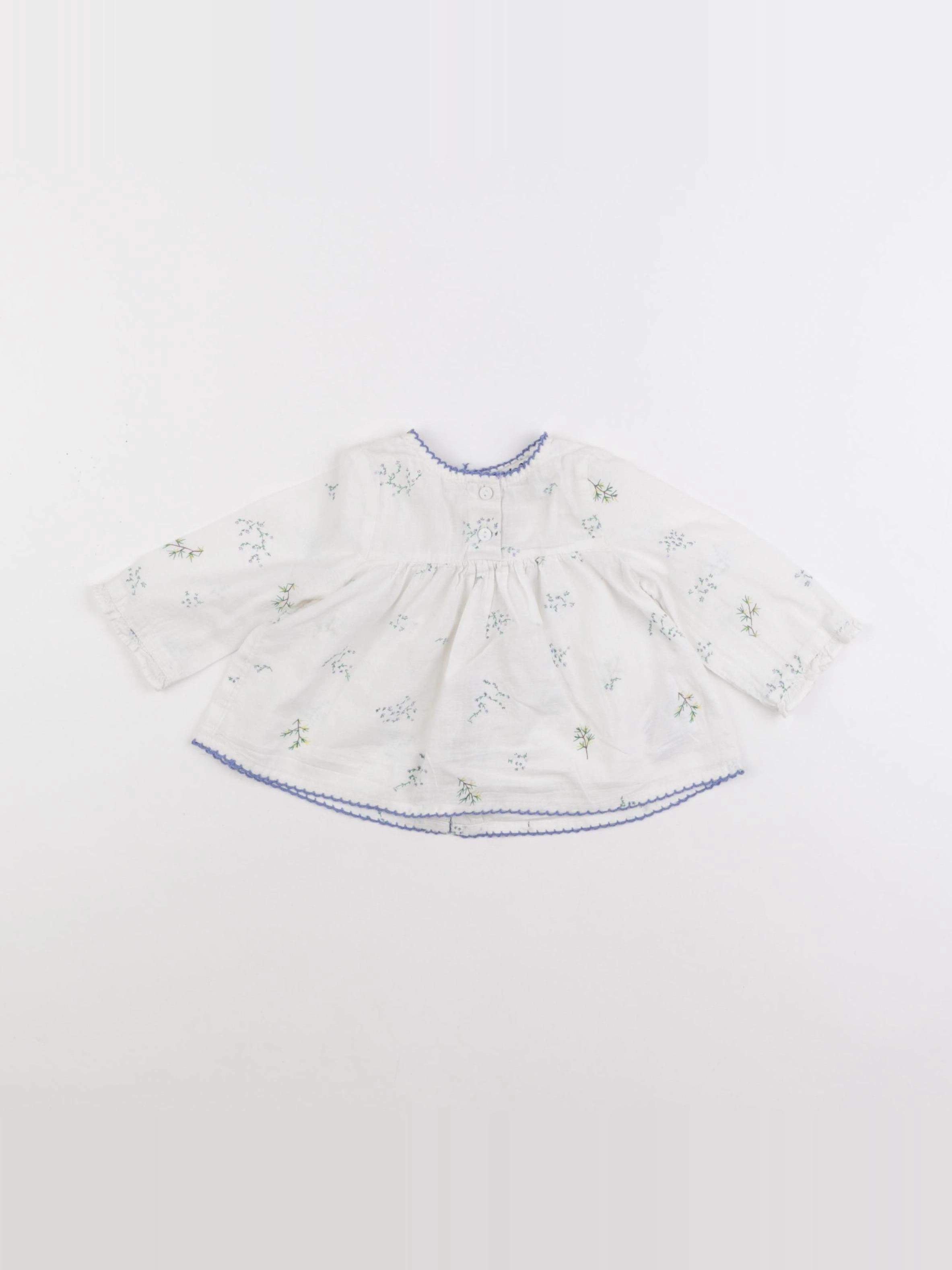 Cyrillus - blouse blanc - 3 mois