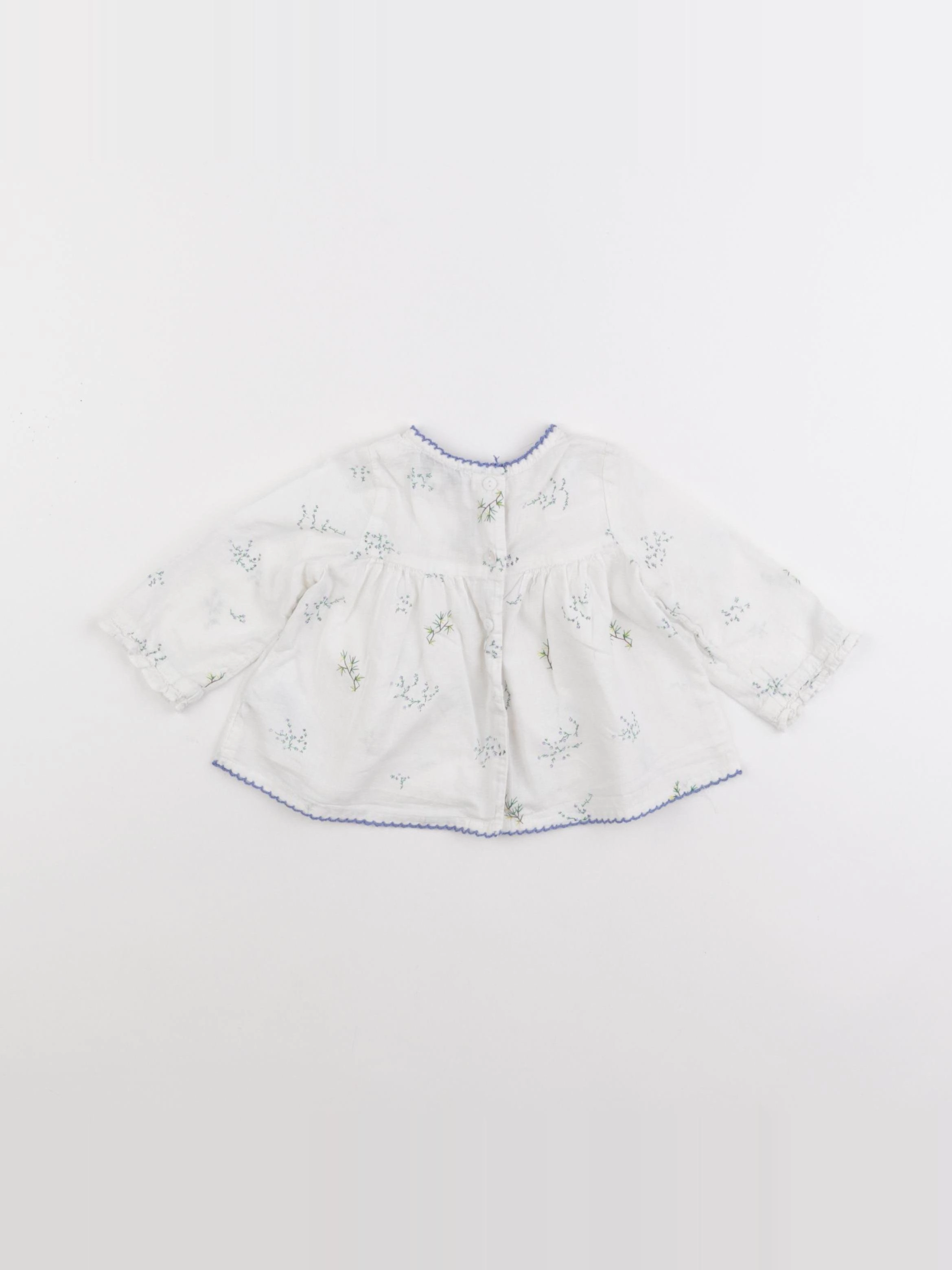 Cyrillus - blouse blanc - 3 mois