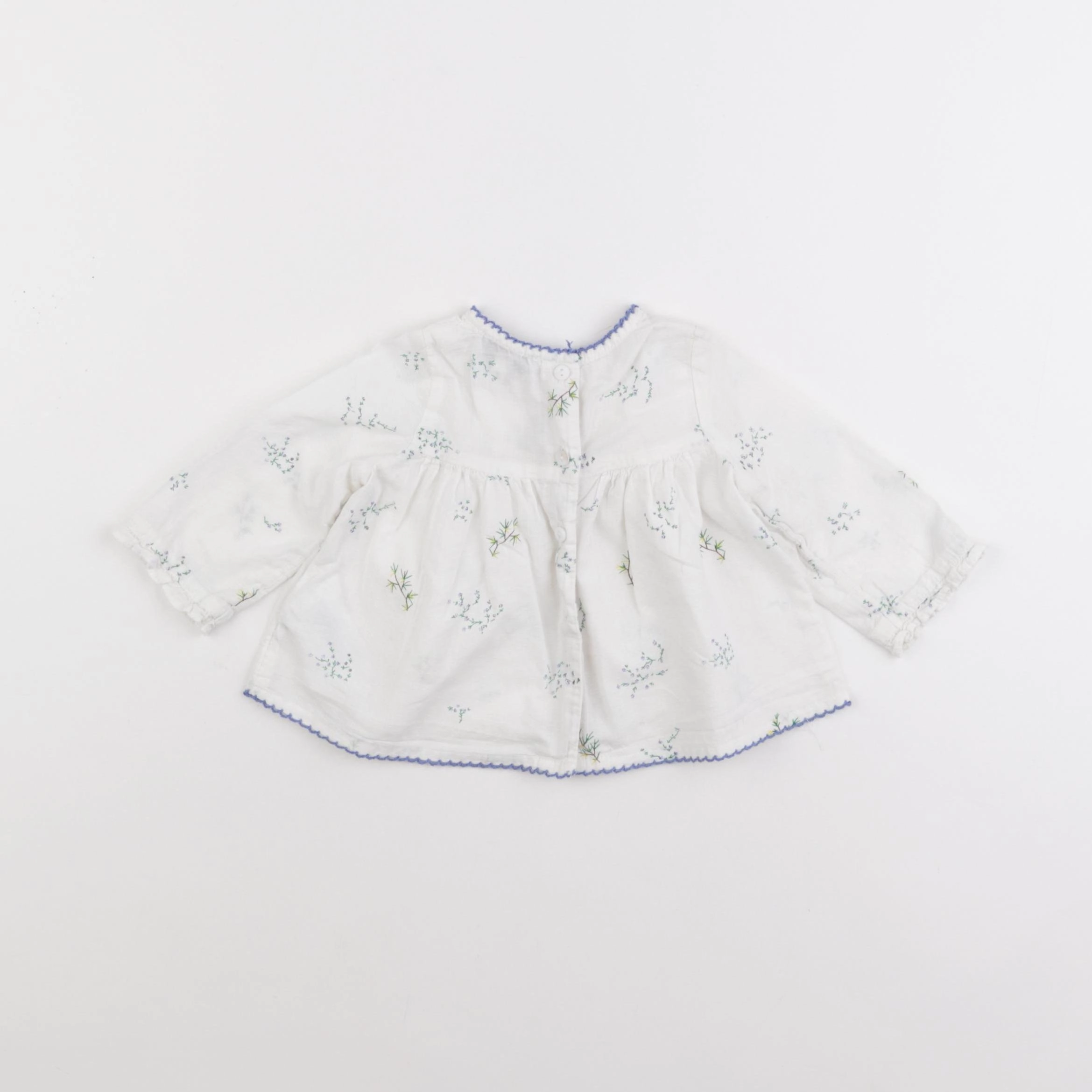 Cyrillus - blouse blanc - 3 mois