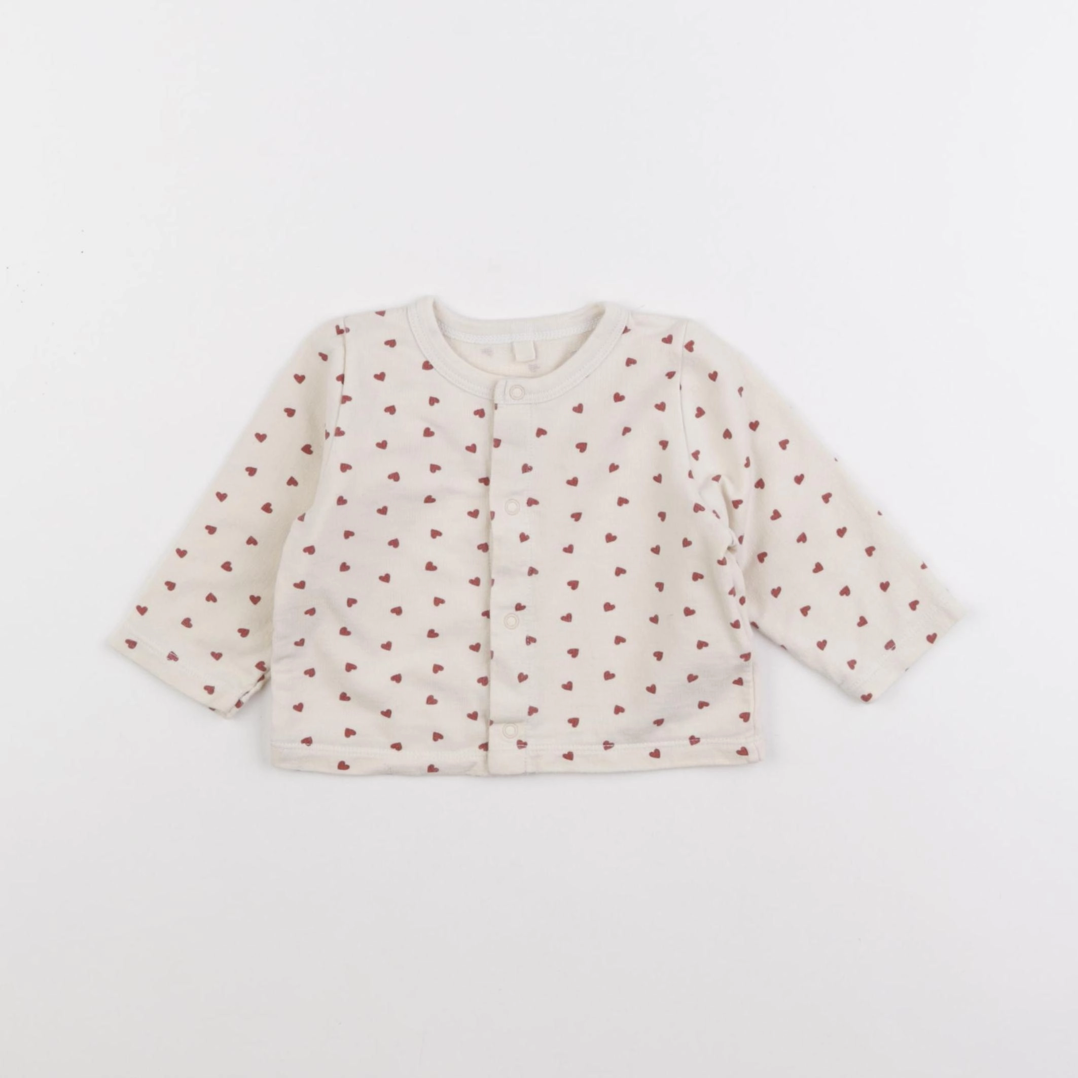 Petit Bateau - gilet beige - 6 mois