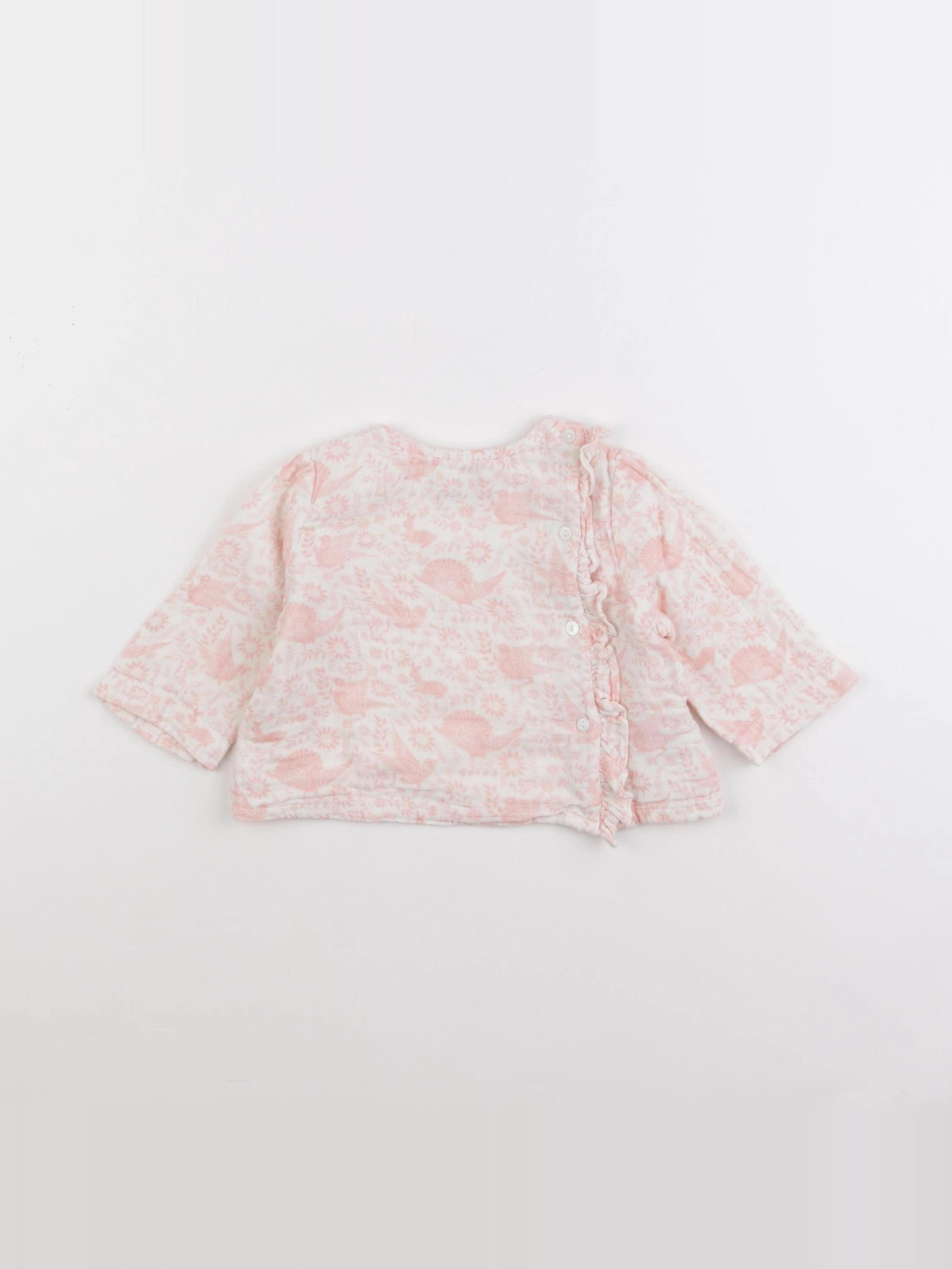 Cyrillus - blouse rose - 6 mois