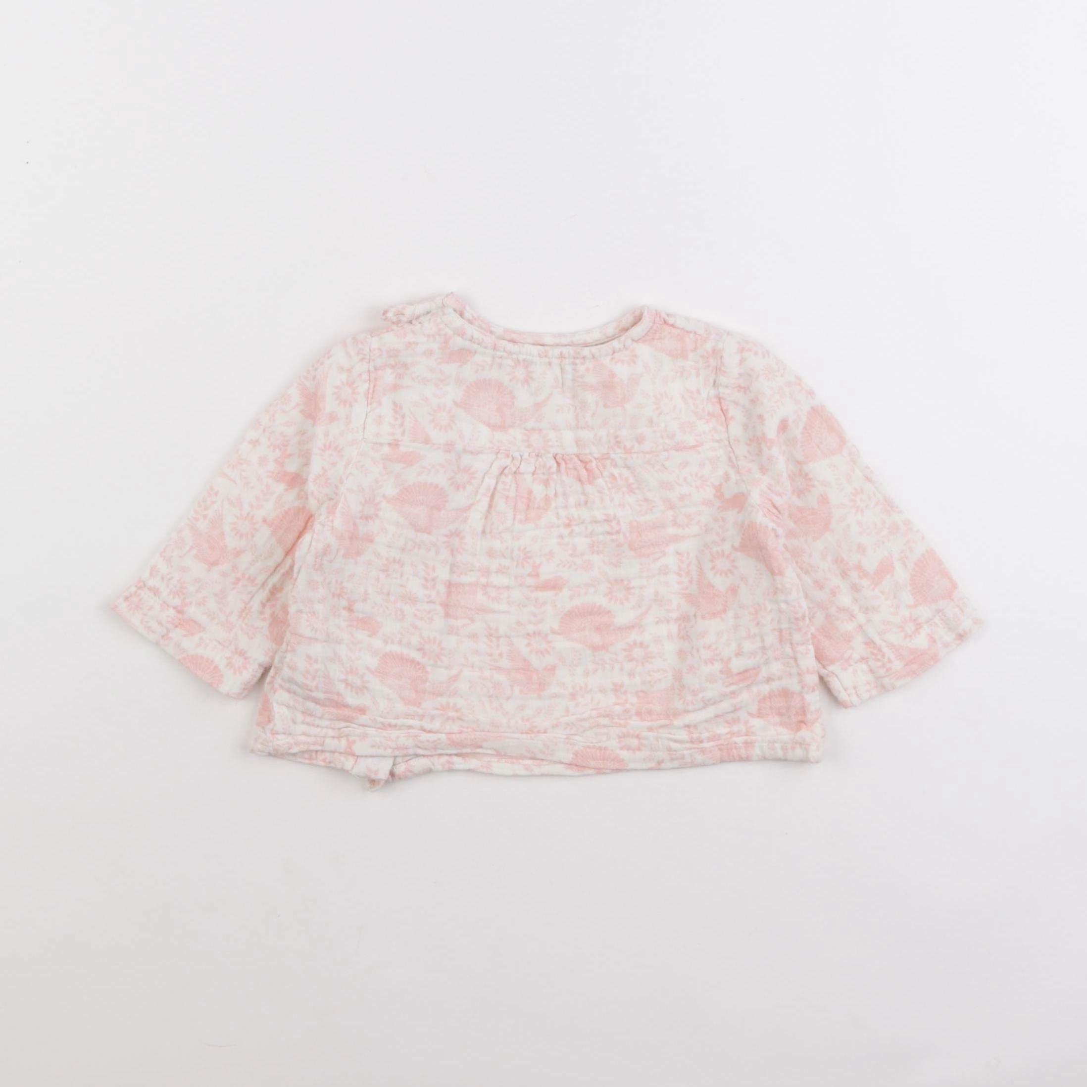 Cyrillus - blouse rose - 6 mois