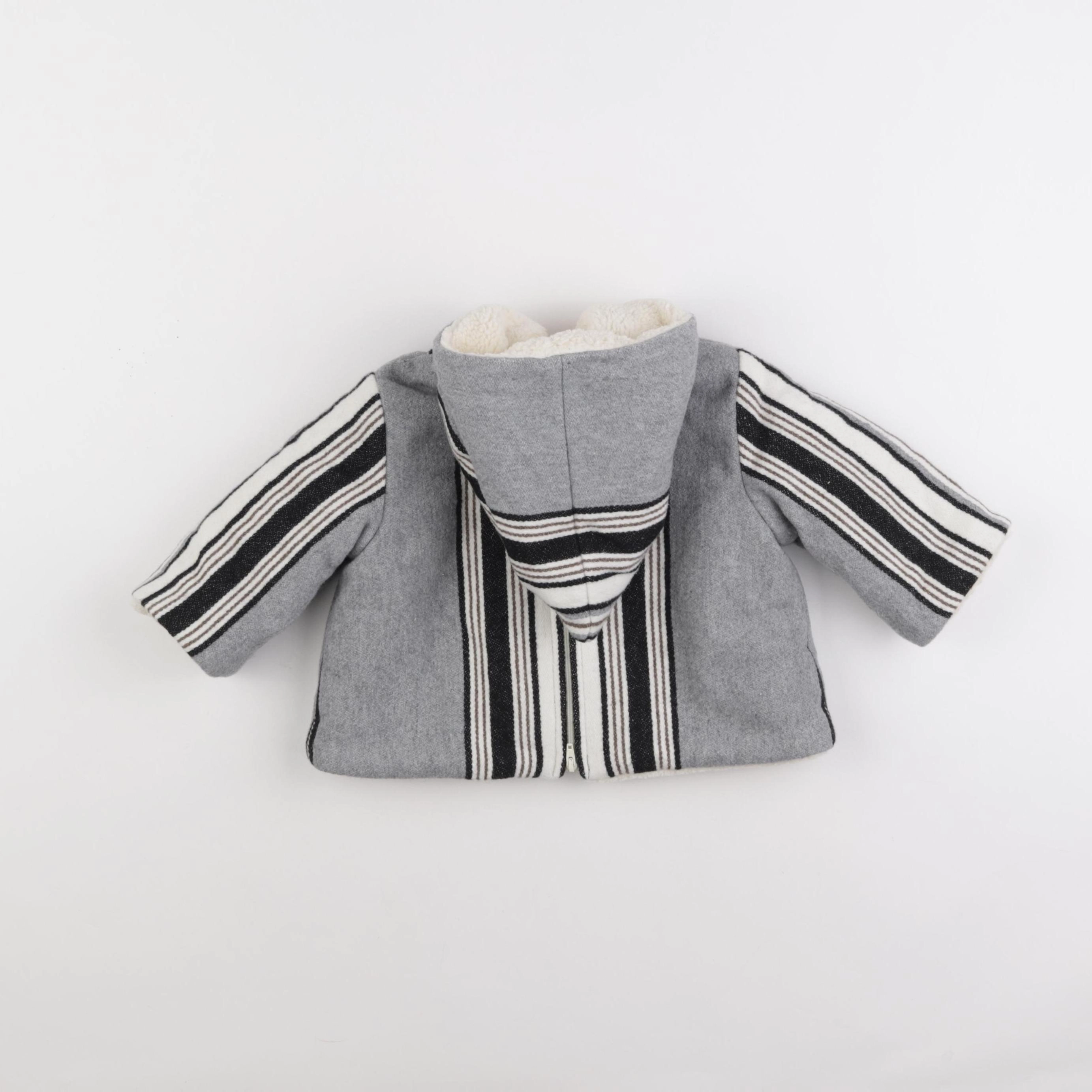 Bonton - burnou gris - 6 mois